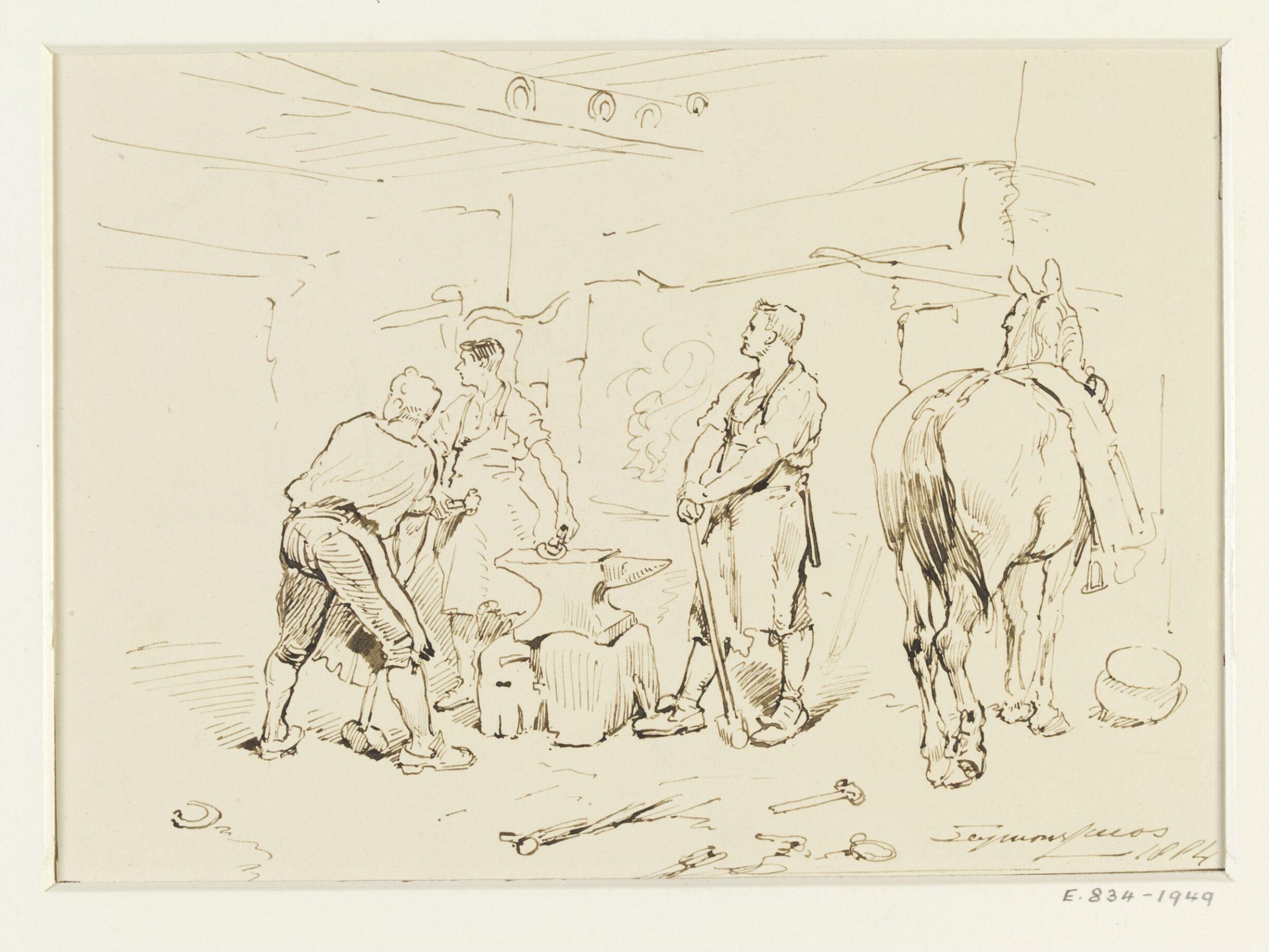Drawing, Джон Сеймур Лукас, 1884