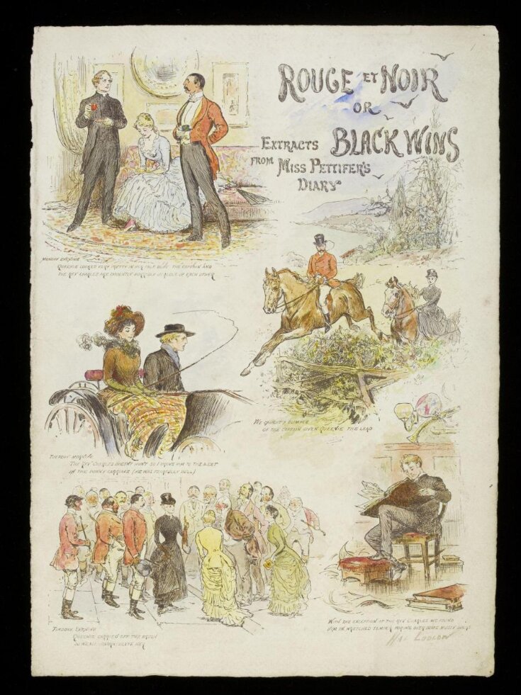 Rouge et Noir or Black Wins  Extracts from Miss Pettifer's Diary top image