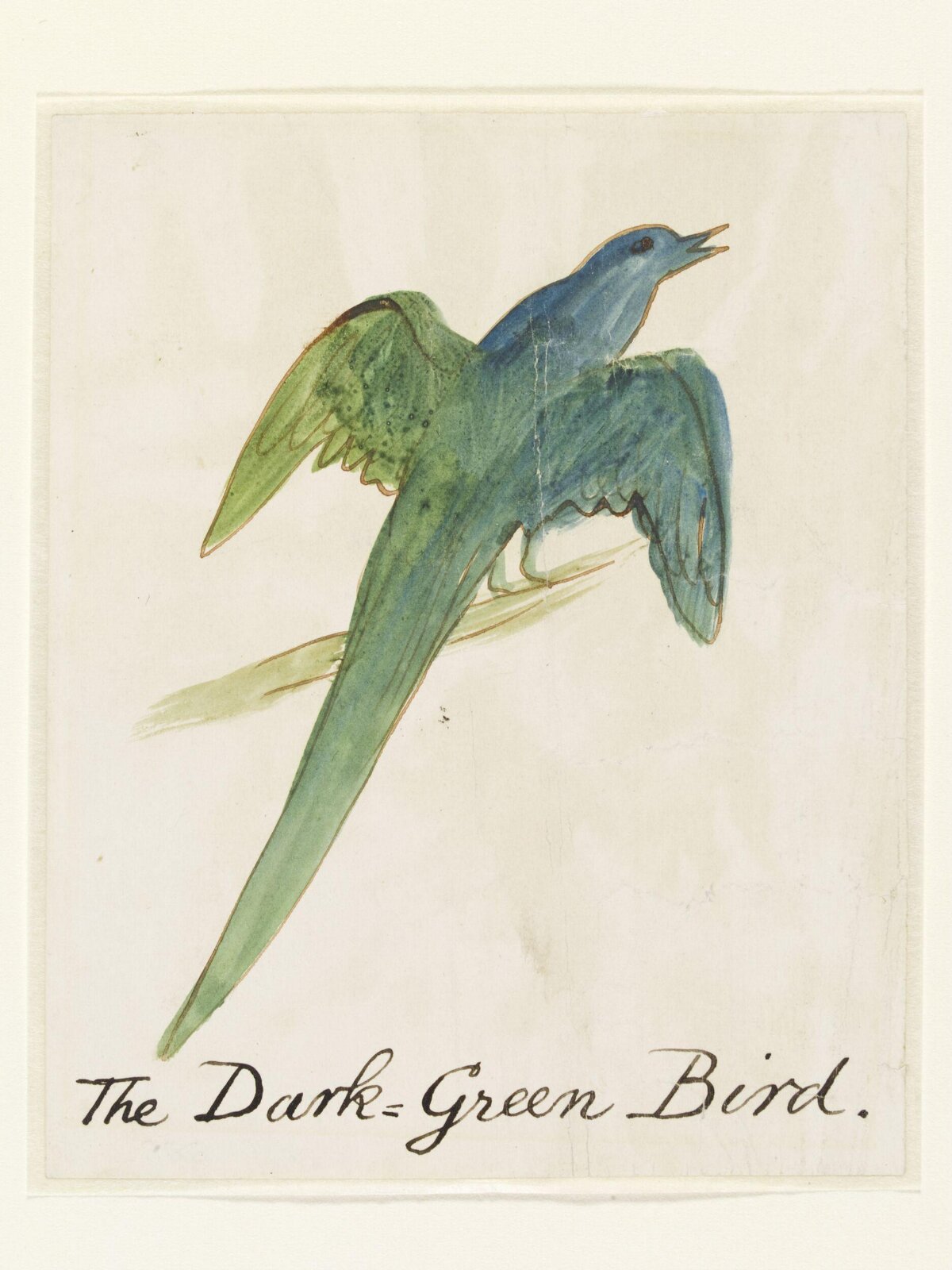 Drawing, Edward Lear, c.1880