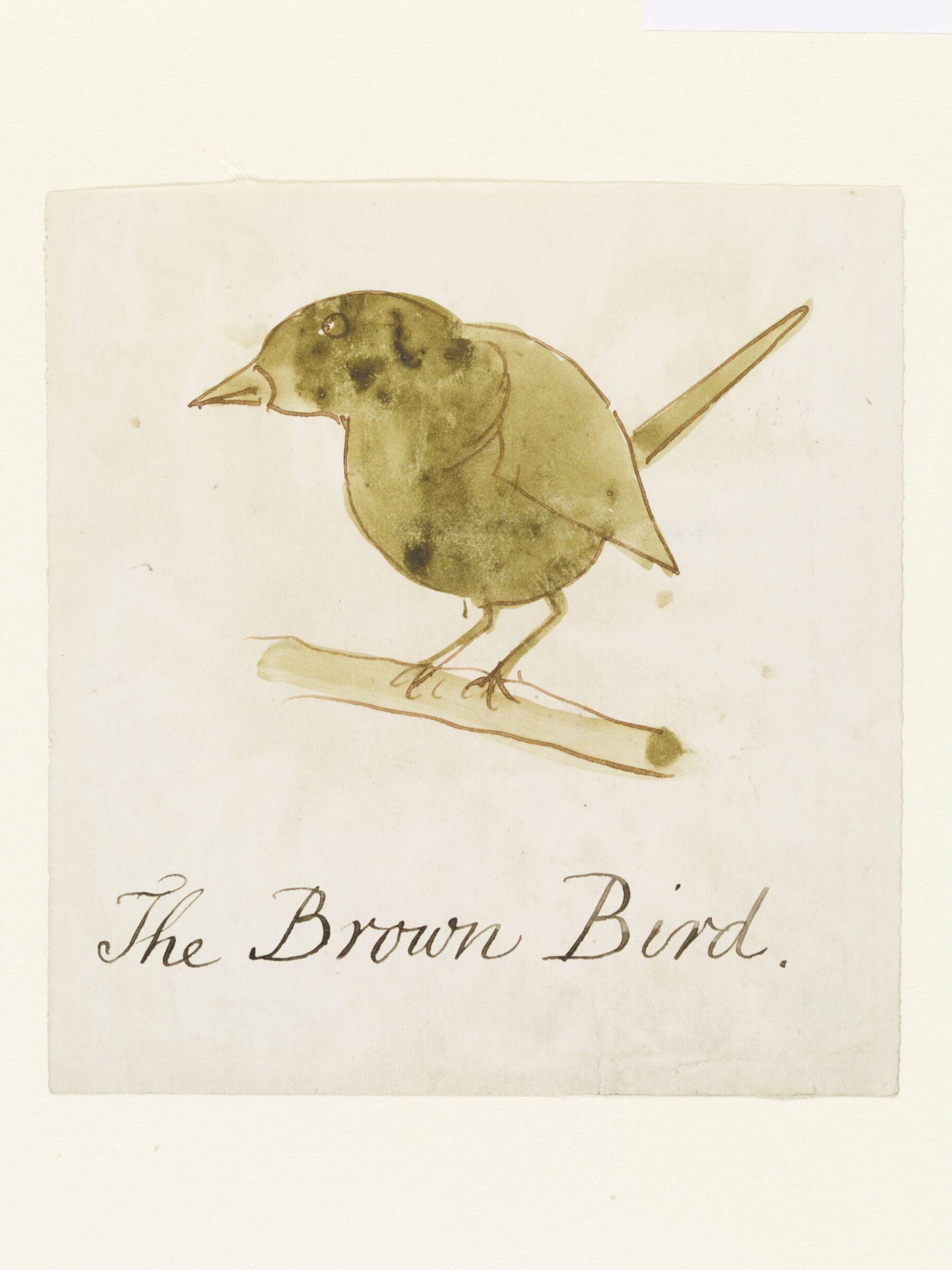 Drawing, Edward Lear, c.1880