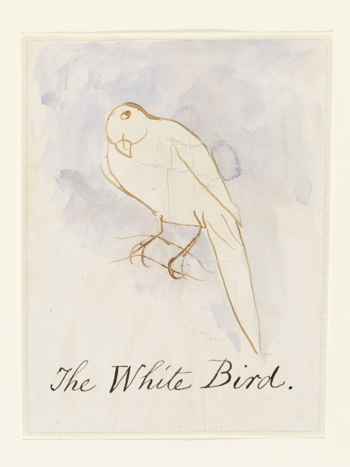 Drawing, Edward Lear, c.1880