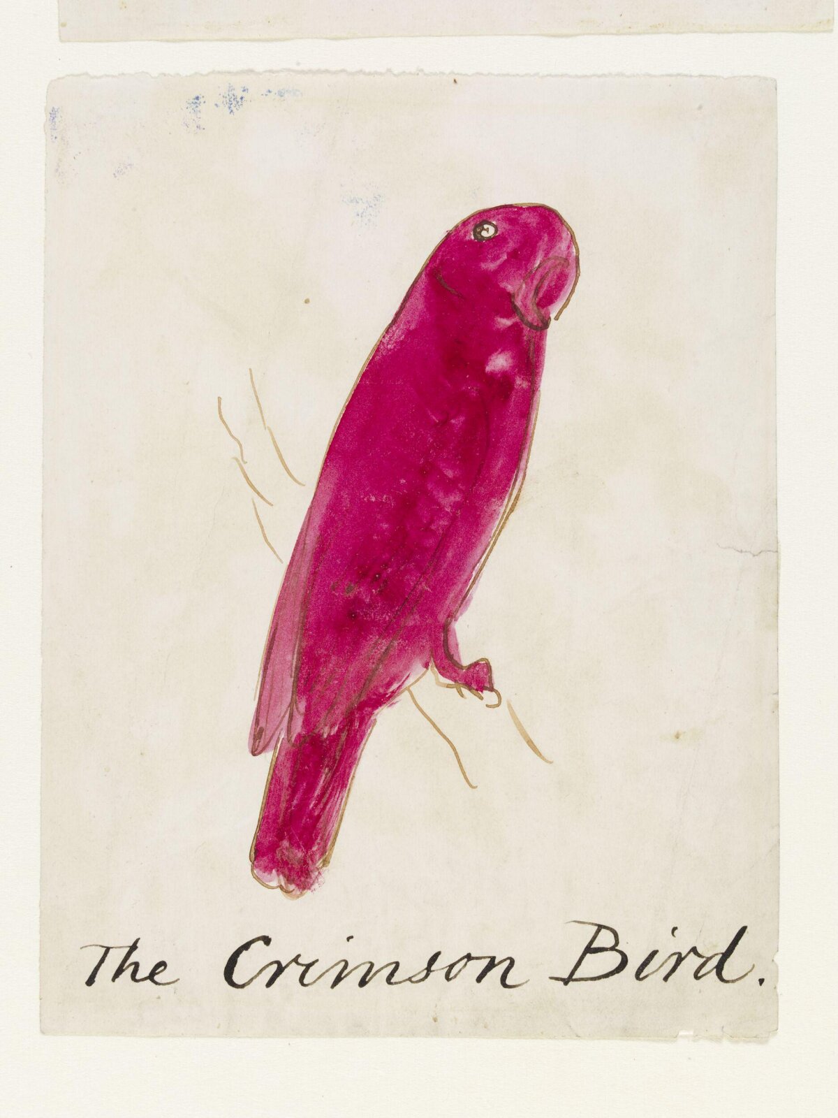 Drawing, Edward Lear, c.1880