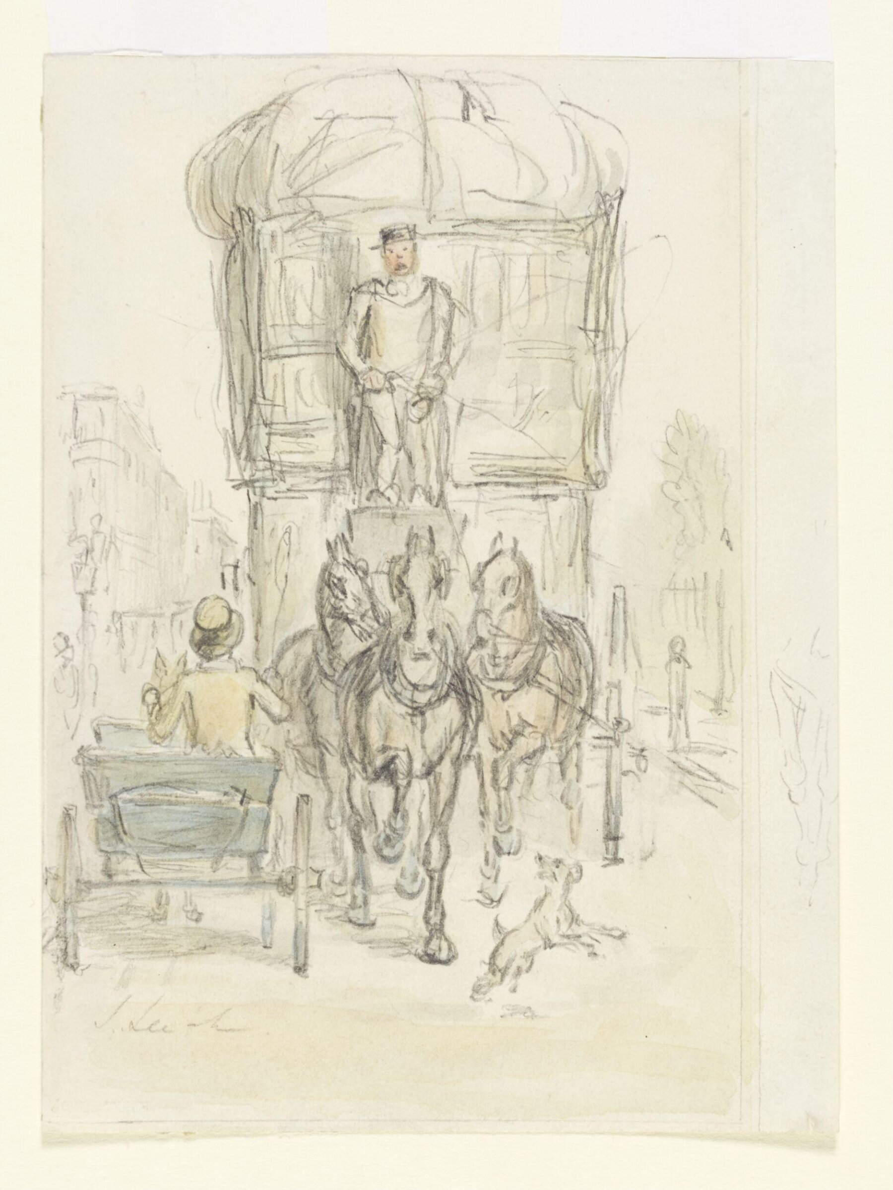 Drawing, Leech, 1853