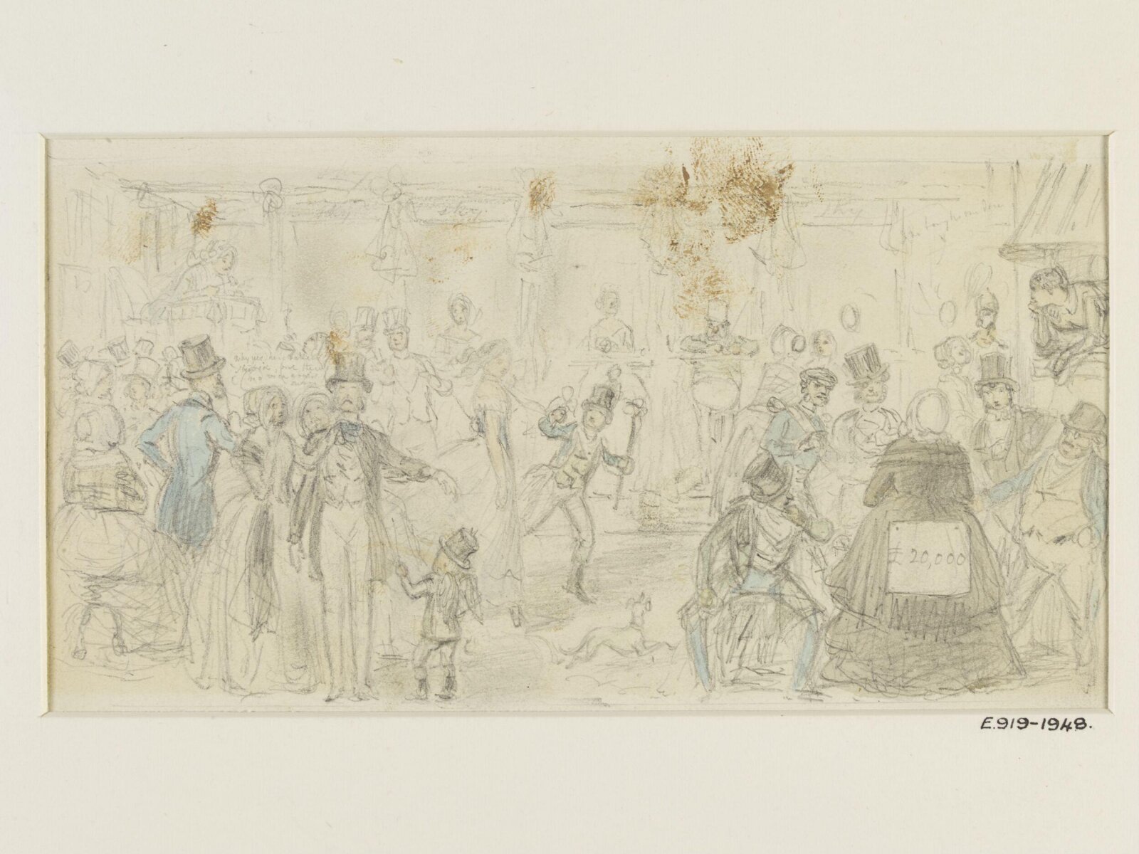 Drawing, Leech, 1847
