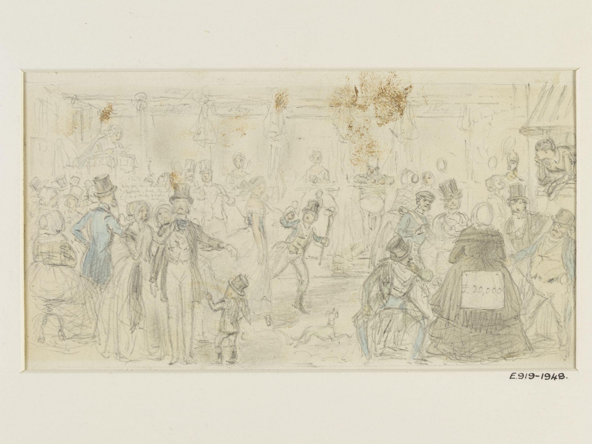 Drawing, Leech, 1847