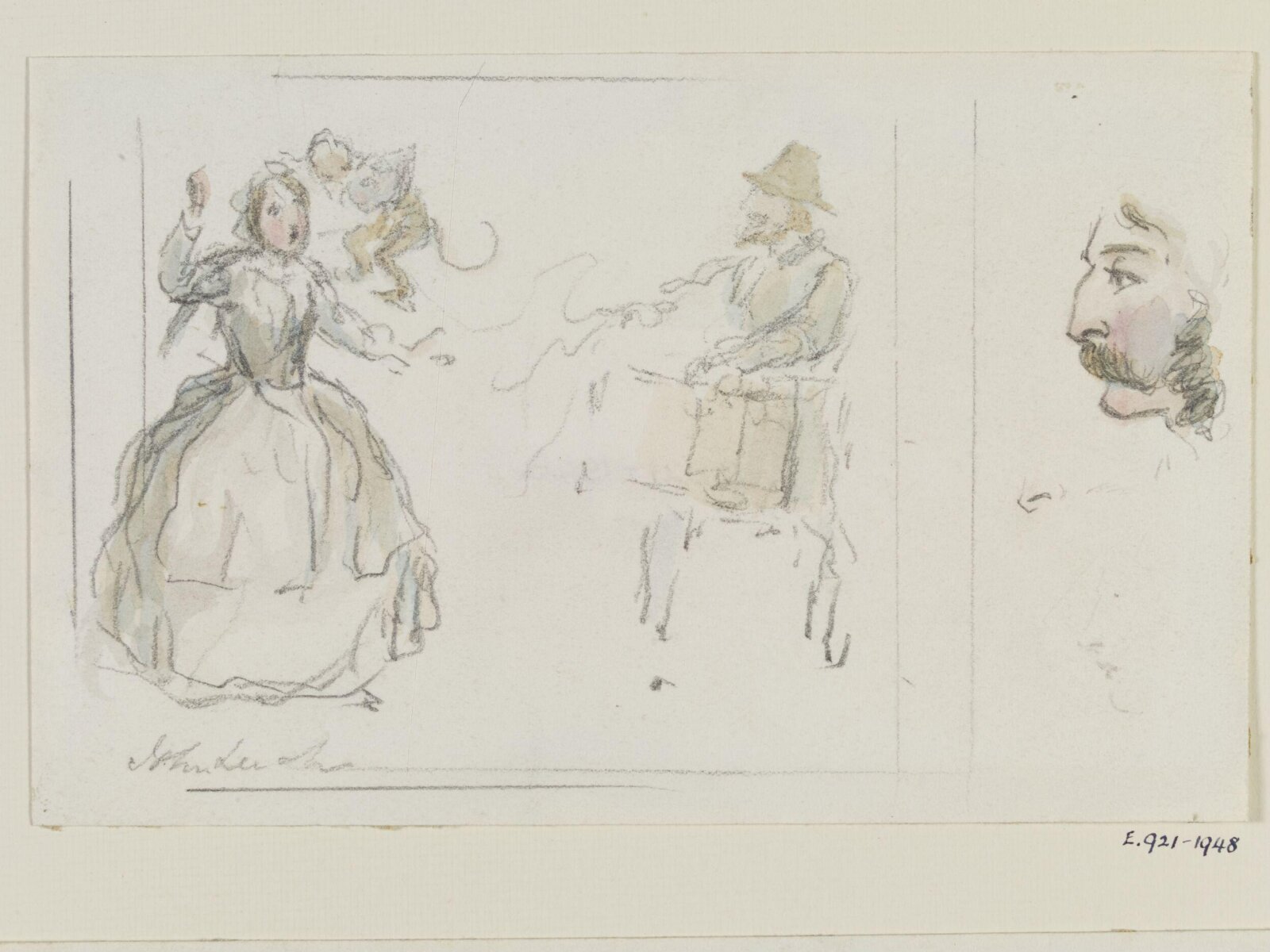 Drawing, Leech, ca. 1862