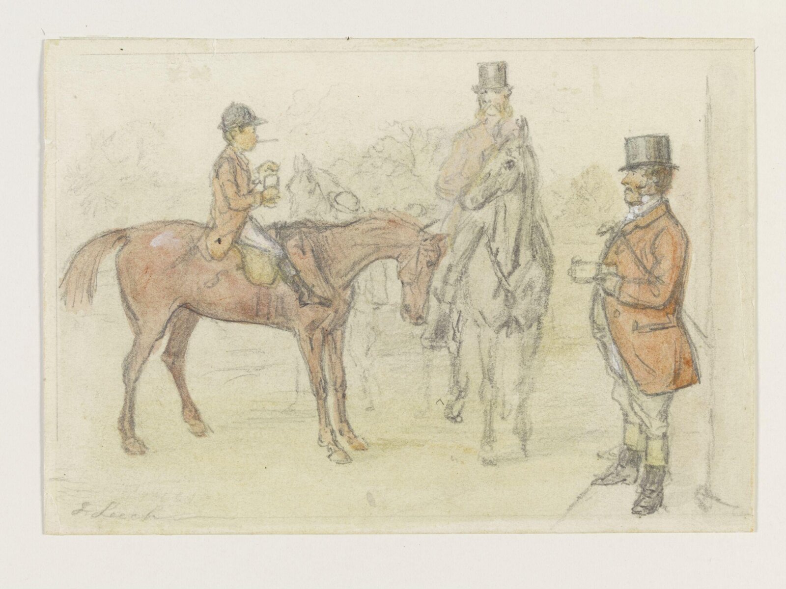 Drawing, Leech, 1864