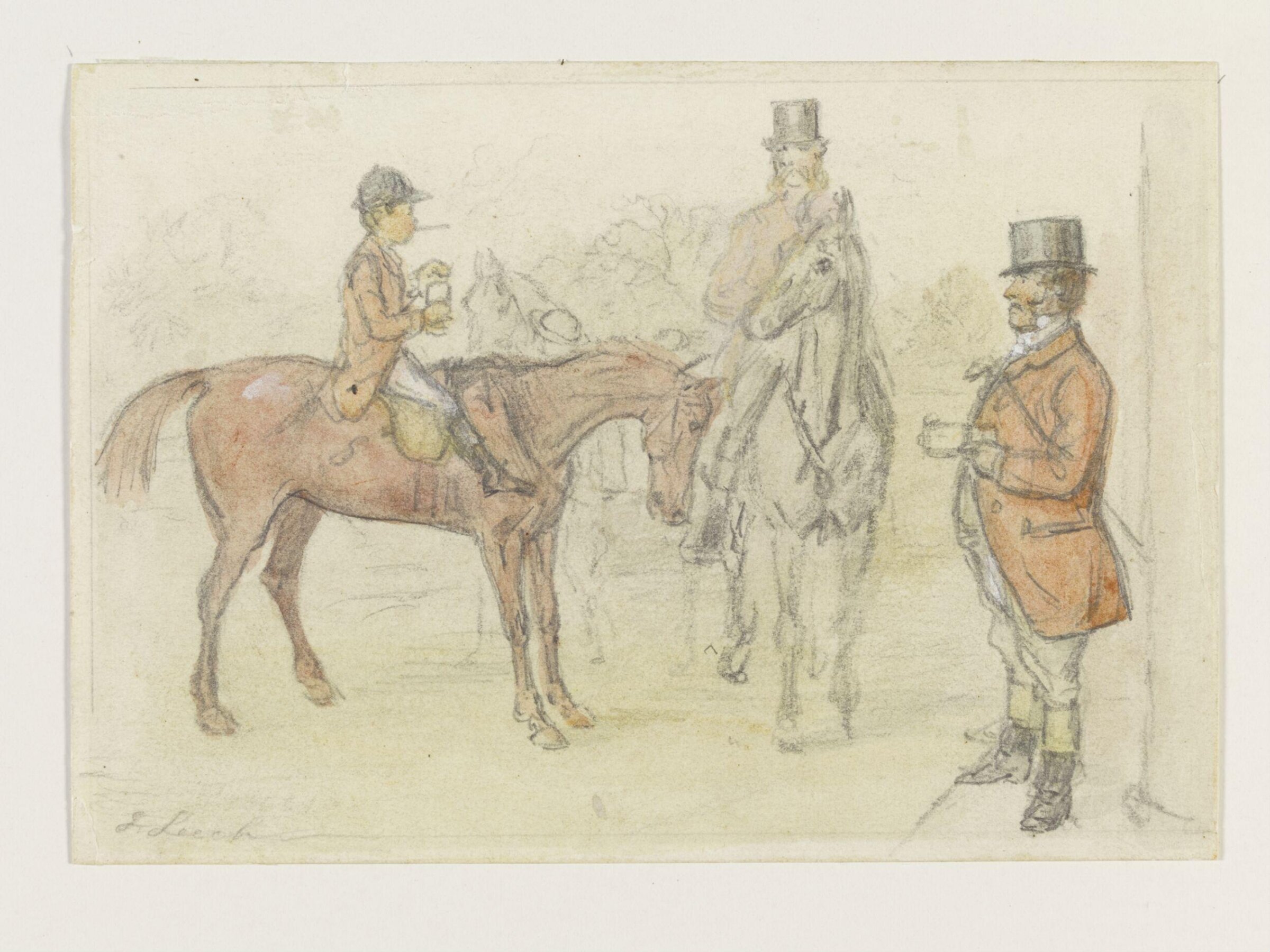 Drawing, Leech, 1864
