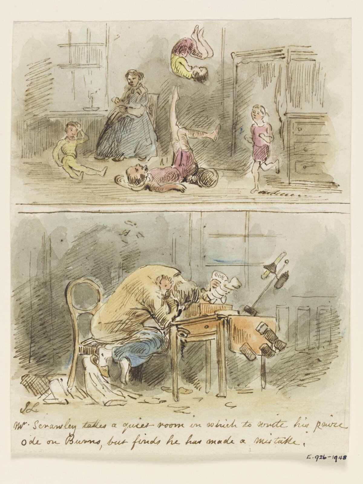 Drawing, Leech, 1864
