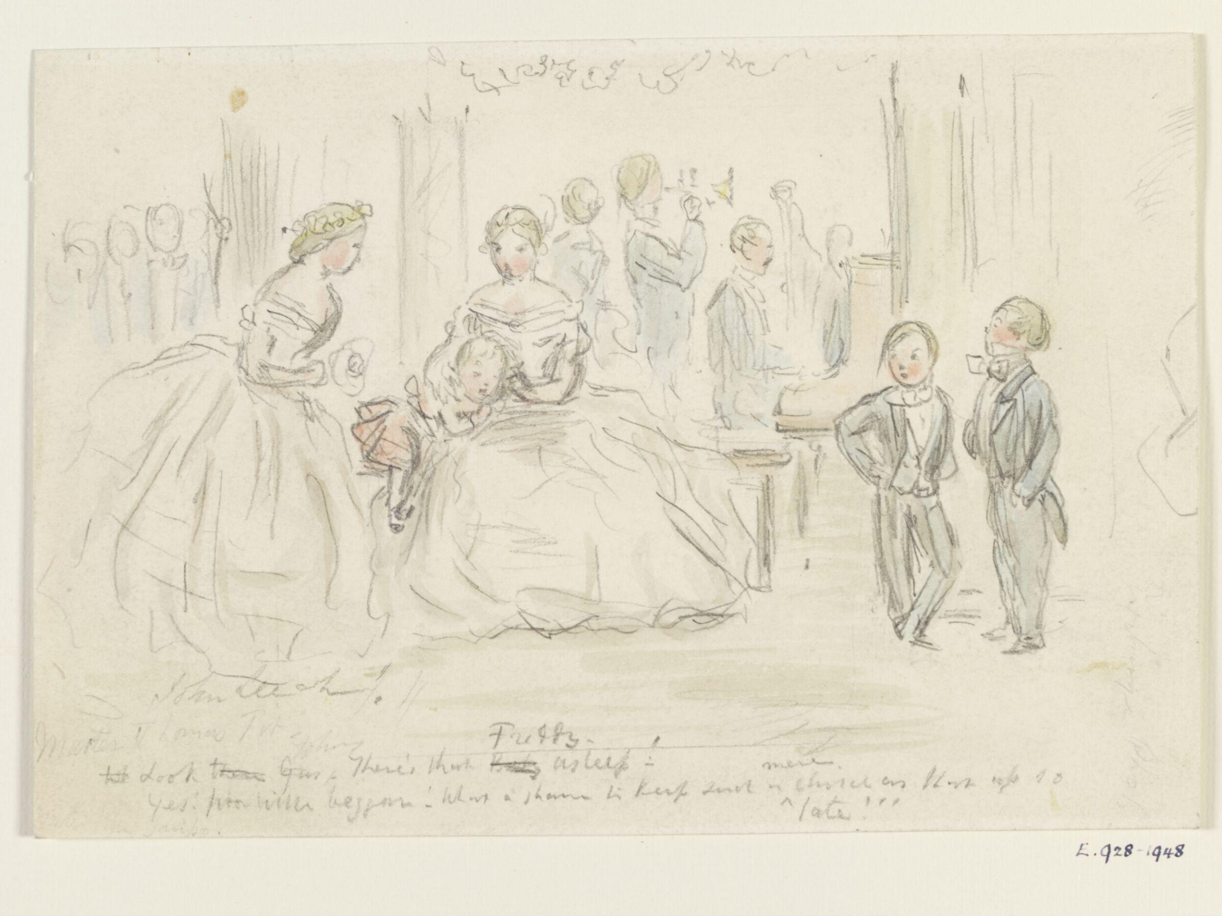 Drawing, Leech, 1864