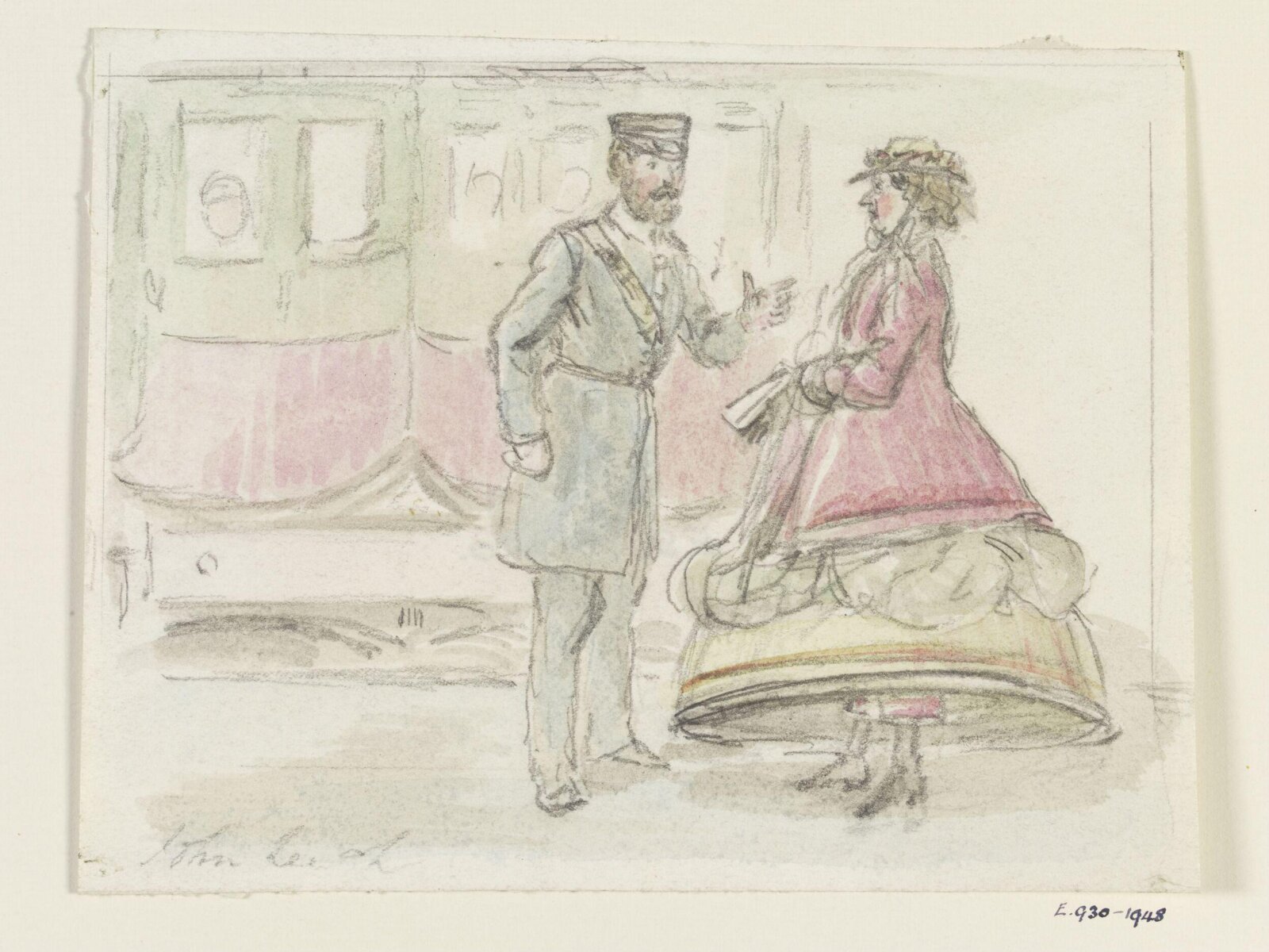 Drawing, Leech, 1864