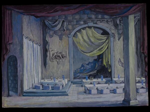Set design for Macbeth by Michael Ayrton | Ayrton (Ayrton Gould ...