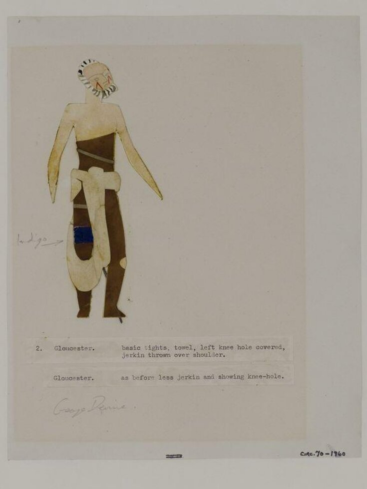 Costume design for 'King Lear' top image