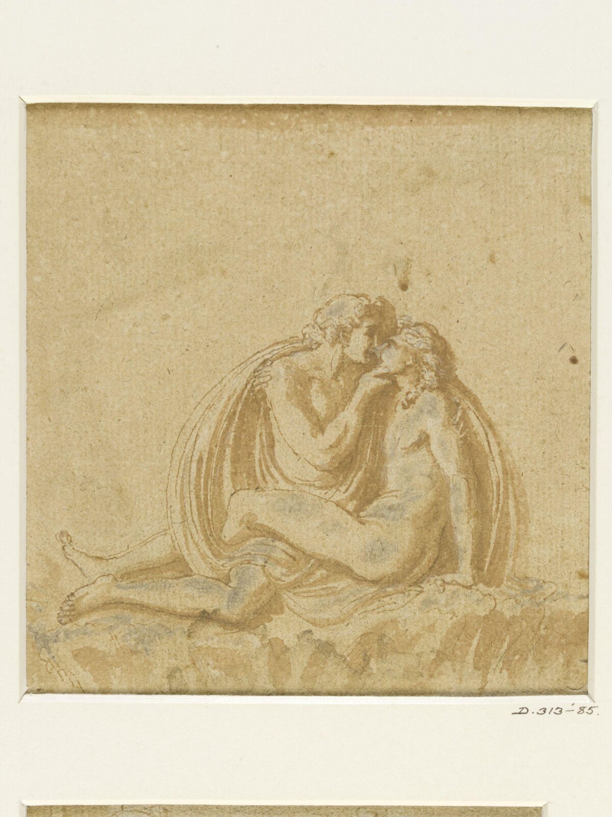 Jupiter embracing Ganymede, 17th century