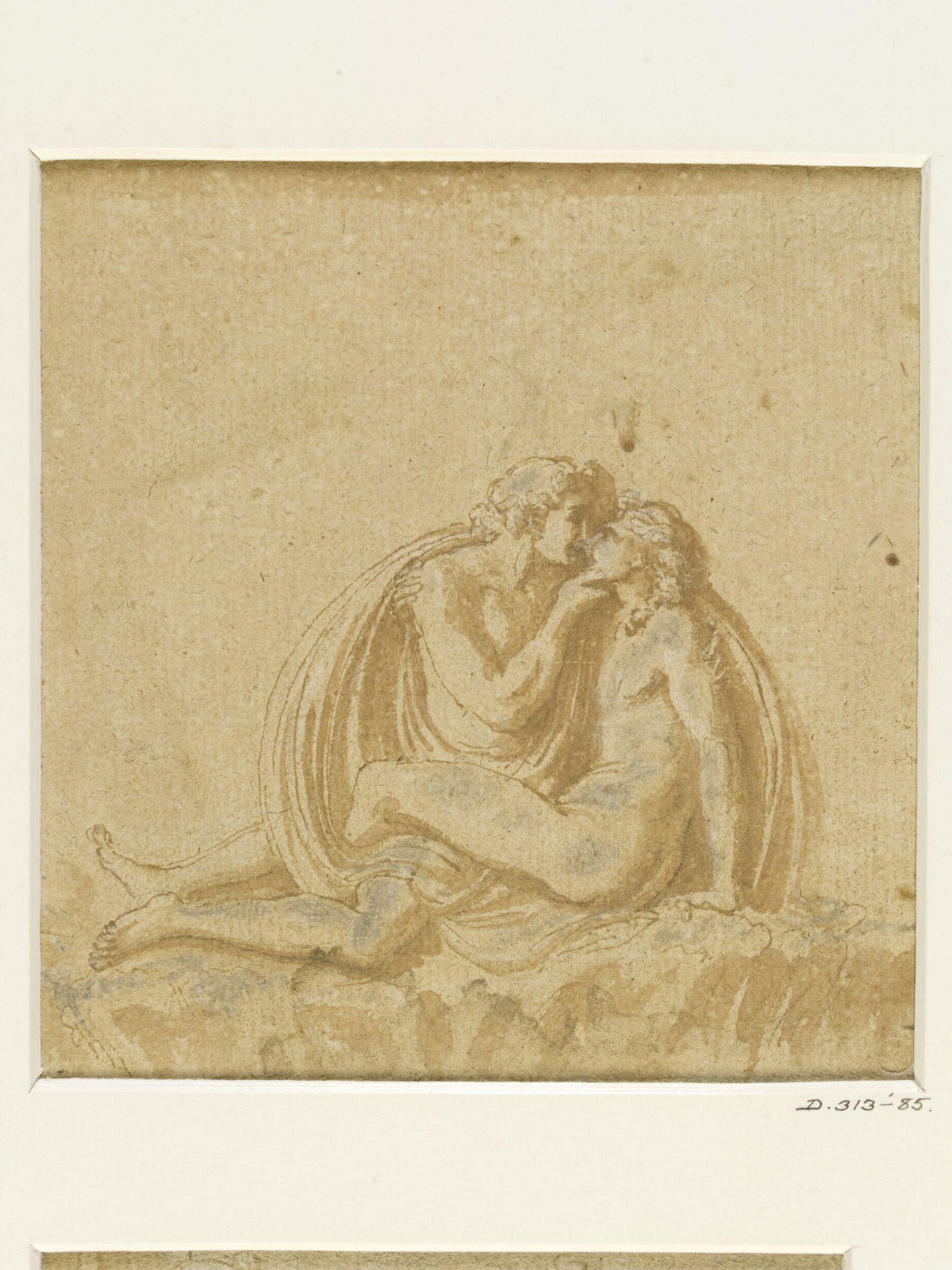 Jupiter embracing Ganymede, 17th century
