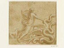 An allegorical figure on a char thumbnail 1