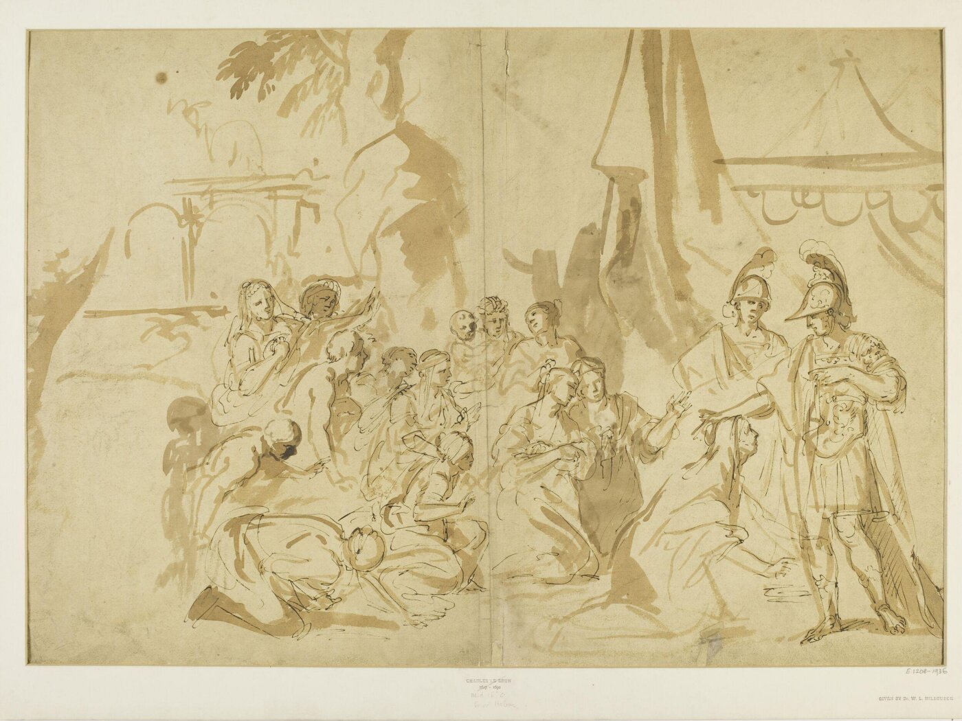 Le Brun, Charles, La Tente de Darius