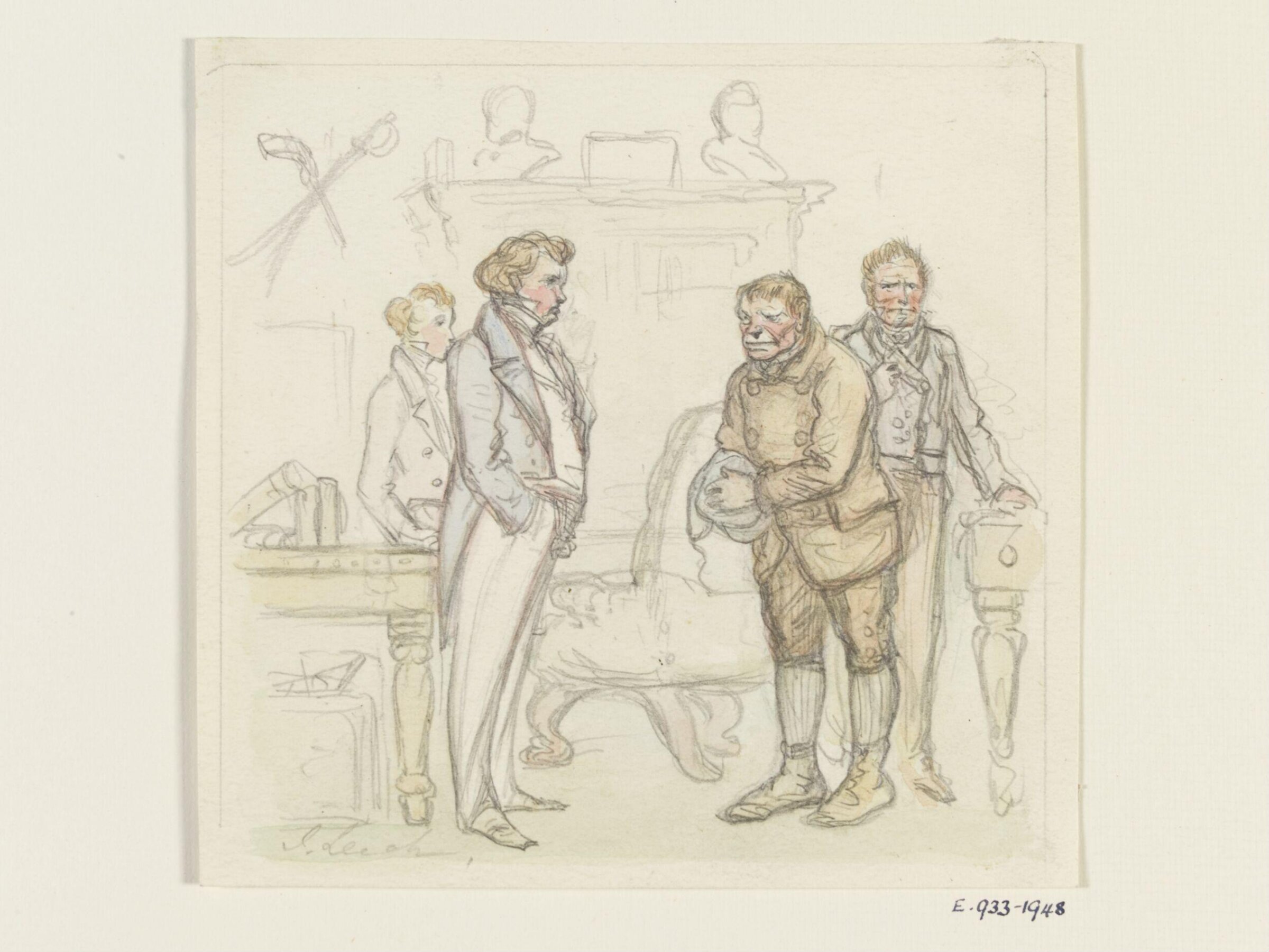 Drawing, Leech, 1817-1864