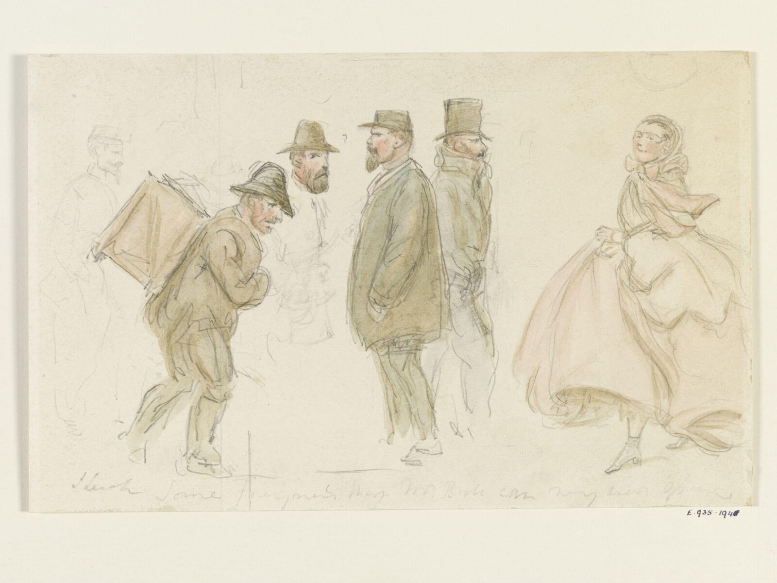 Drawing, Leech, ca. 1858
