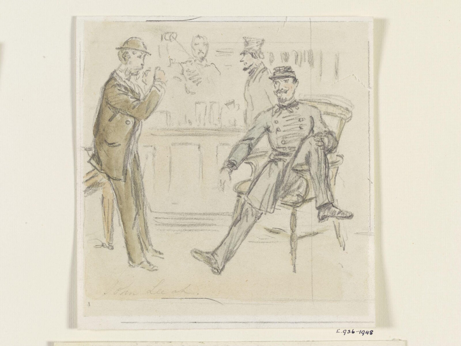 Drawing, Leech, ca. 1864