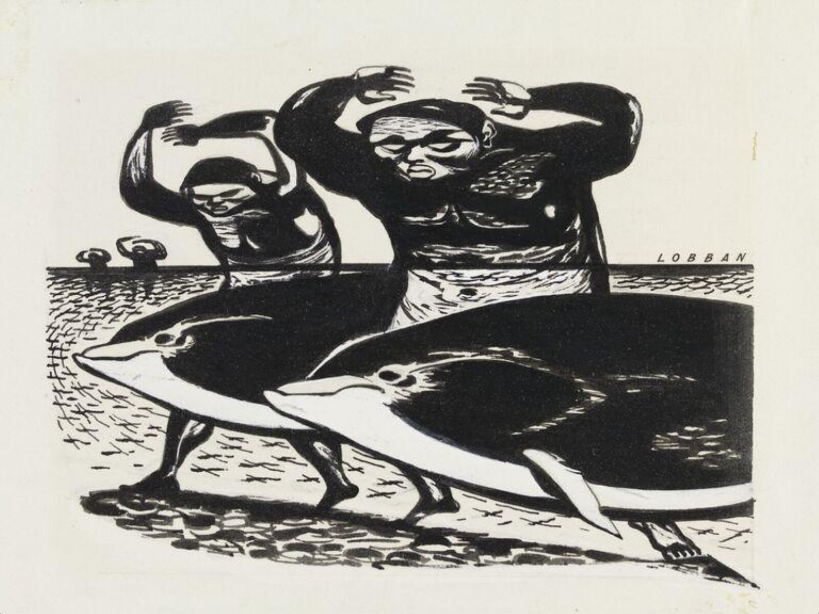 Drawing, J. Lobban, ca. 1949