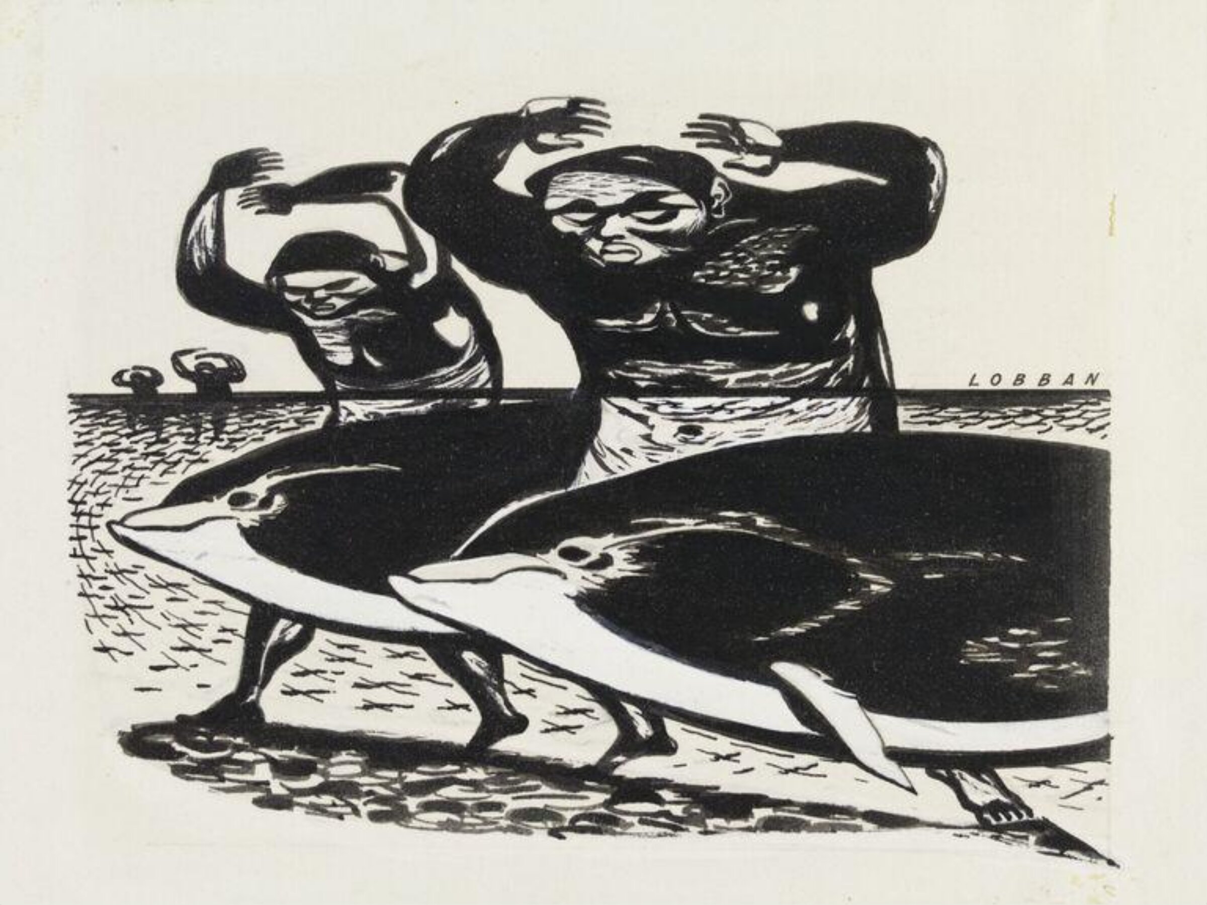 Drawing, J. Lobban, ca. 1949