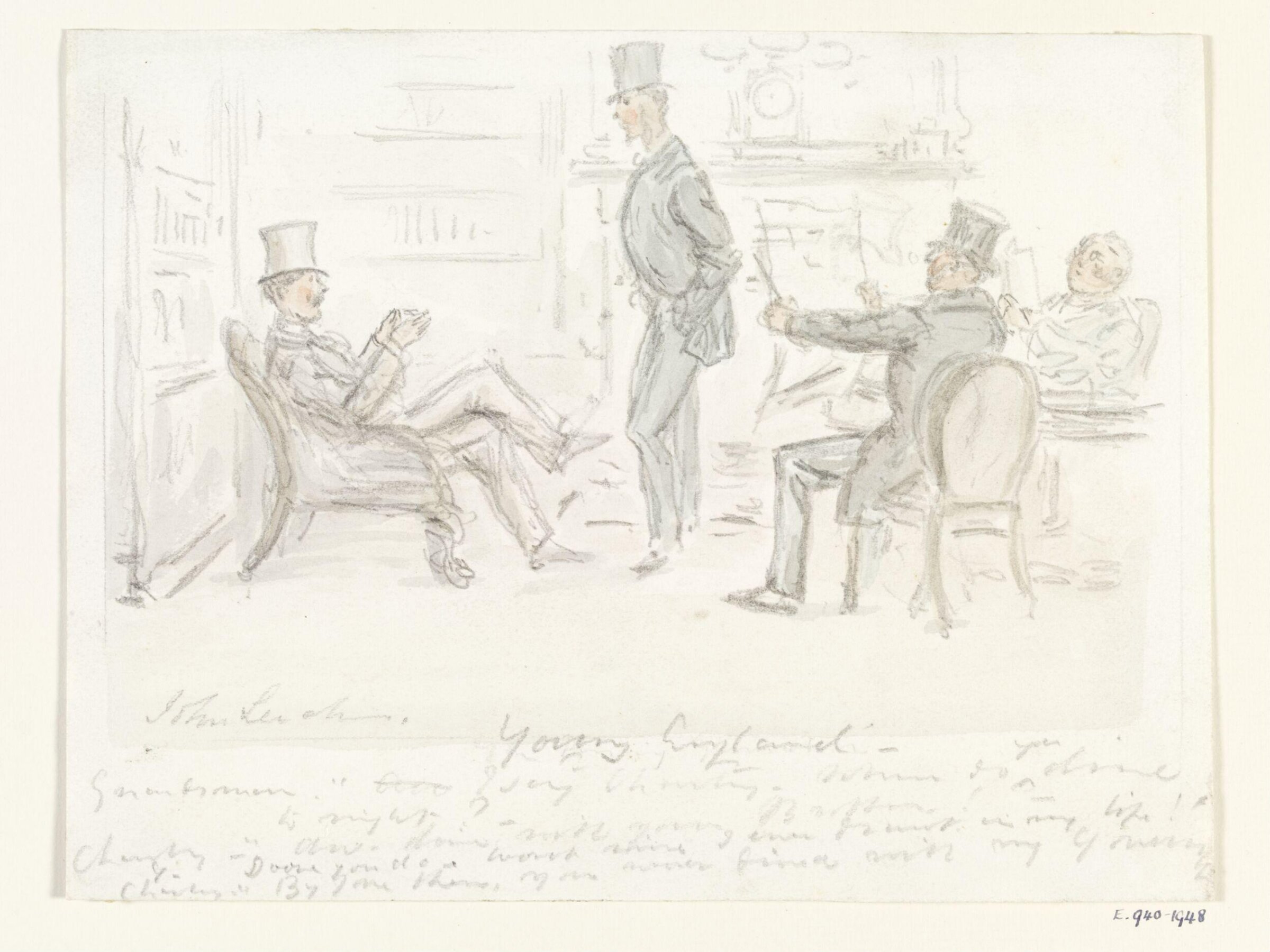 Drawing, Leech, ca. 1862