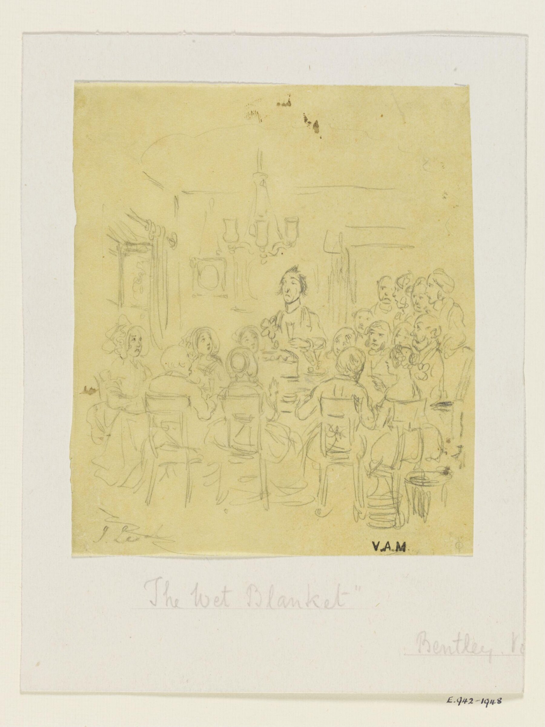 Drawing, Leech, ca. 1845