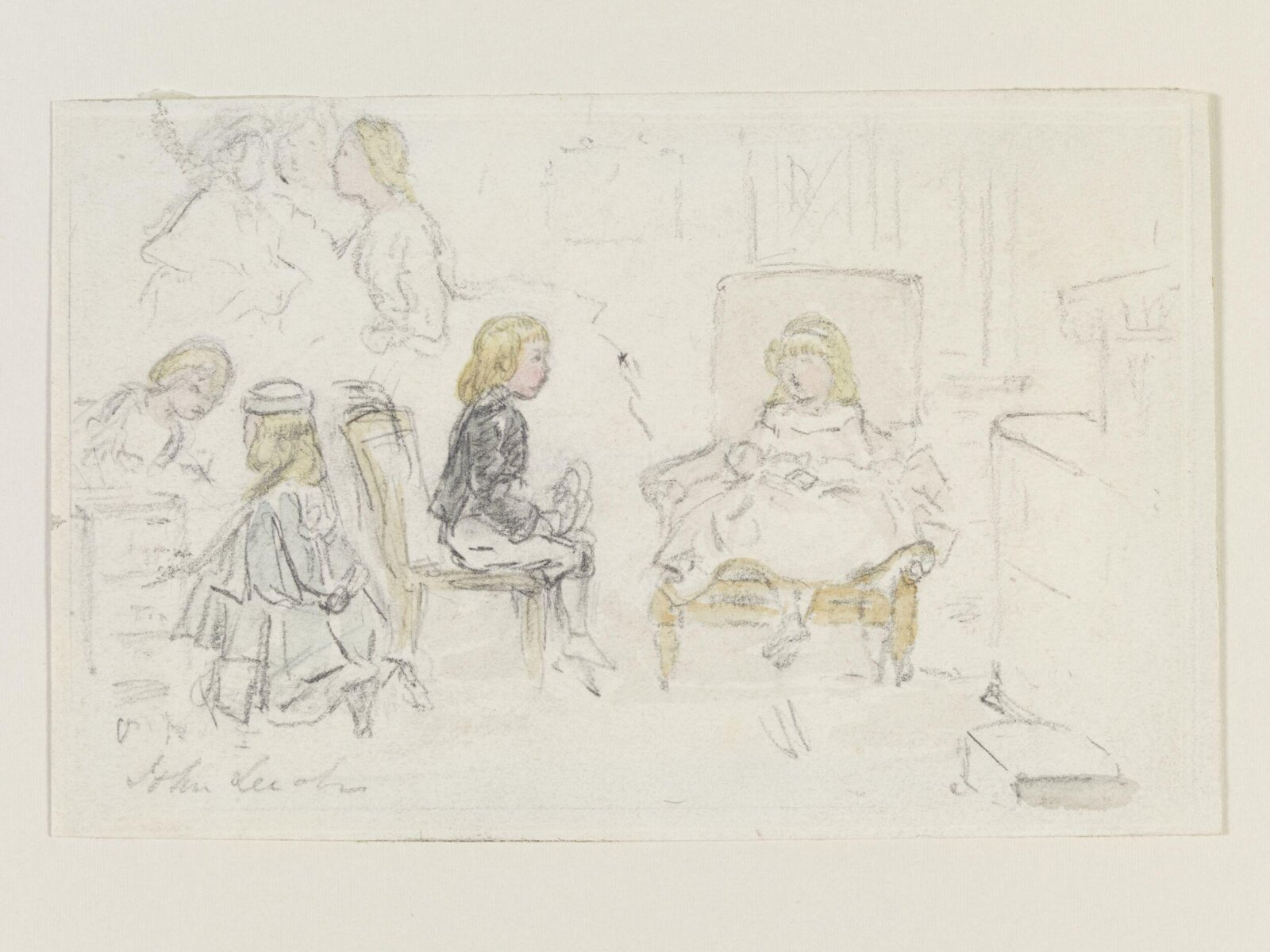 Drawing, leech, ca. 1862