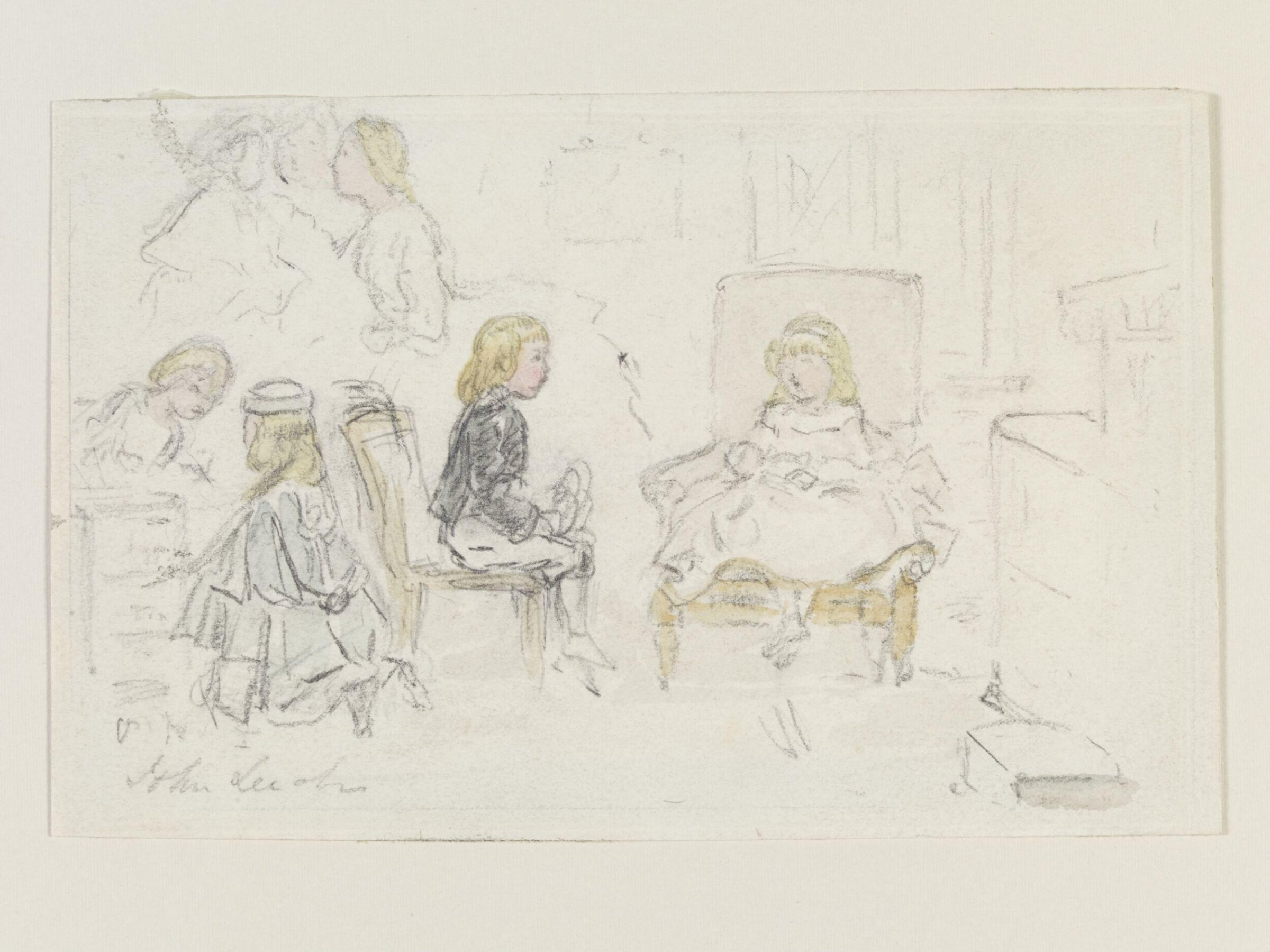 Drawing, leech, ca. 1862