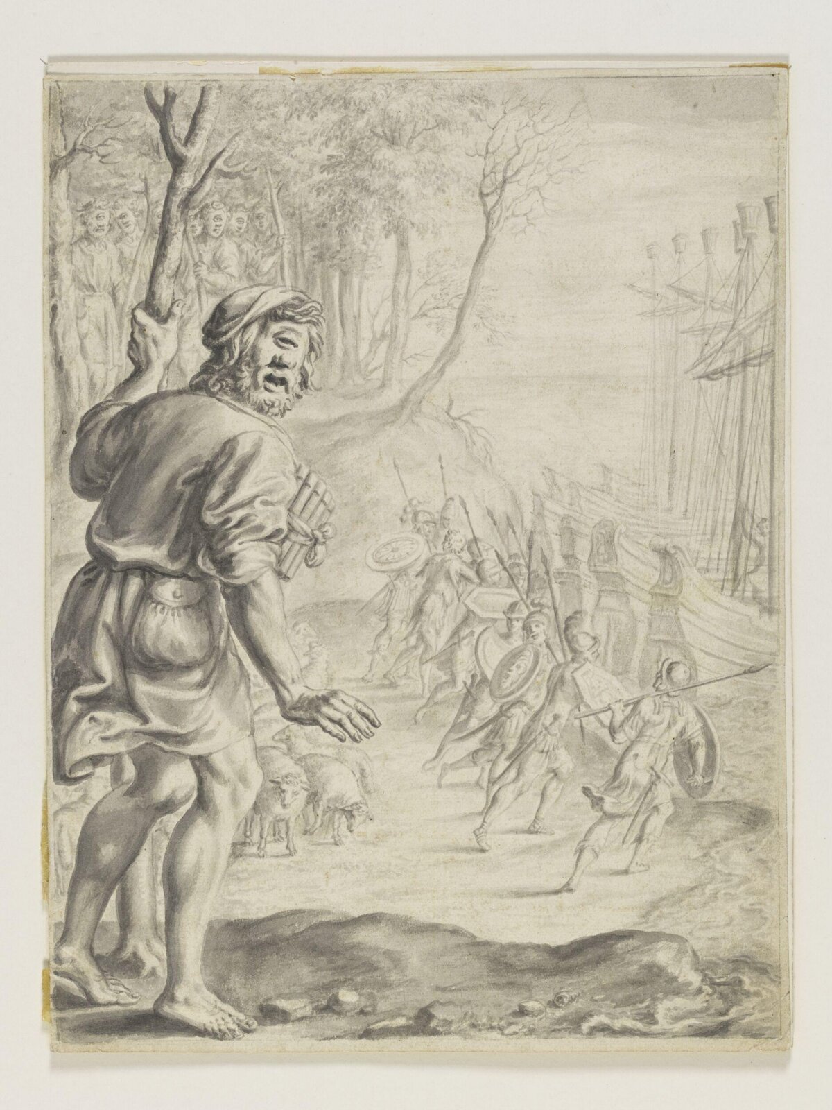 Drawing, David Loggan, 1665