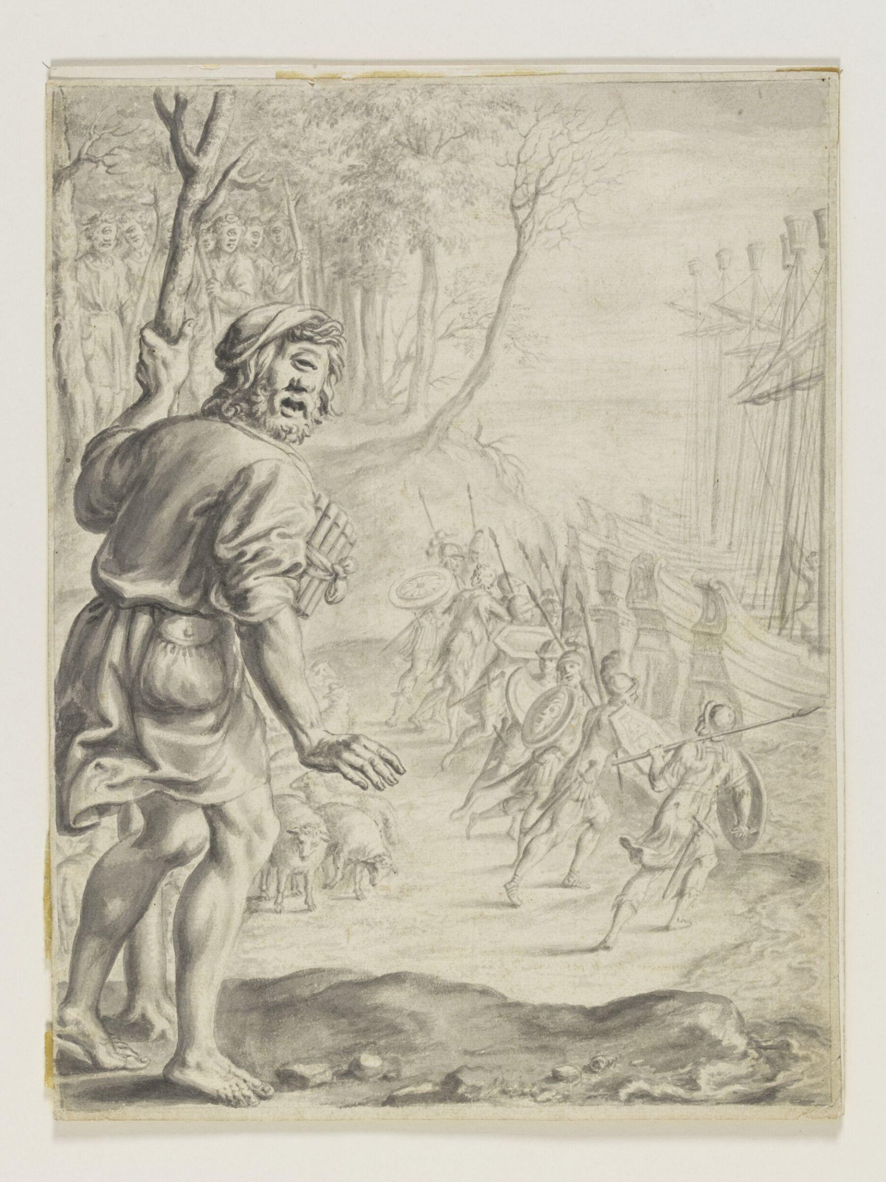 Drawing, David Loggan, 1665