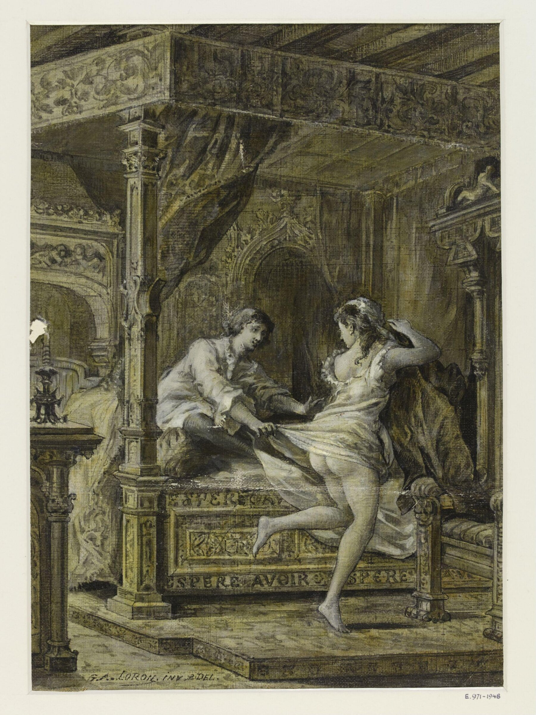 Drawing, G. Loron, 1875-1925