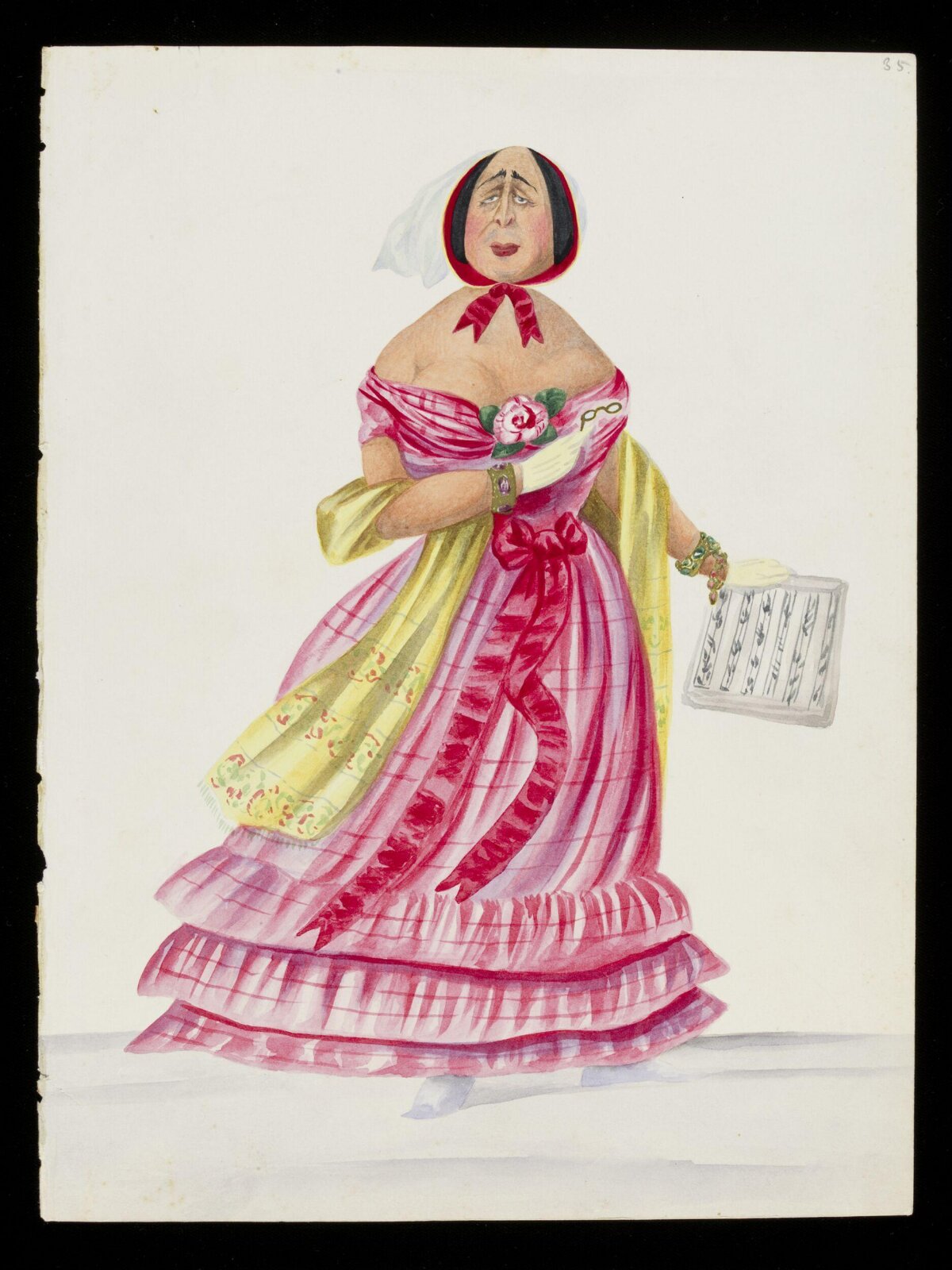 Drawing, Georges Miral, mid 19th century