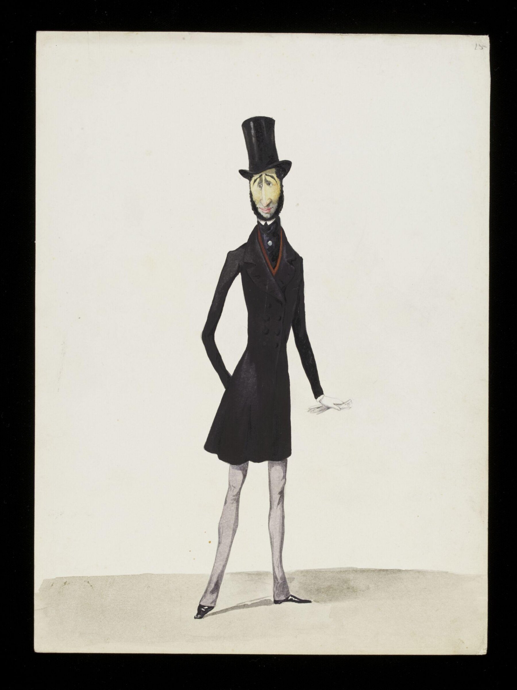 Drawing, Georges Miral, mid 19th century