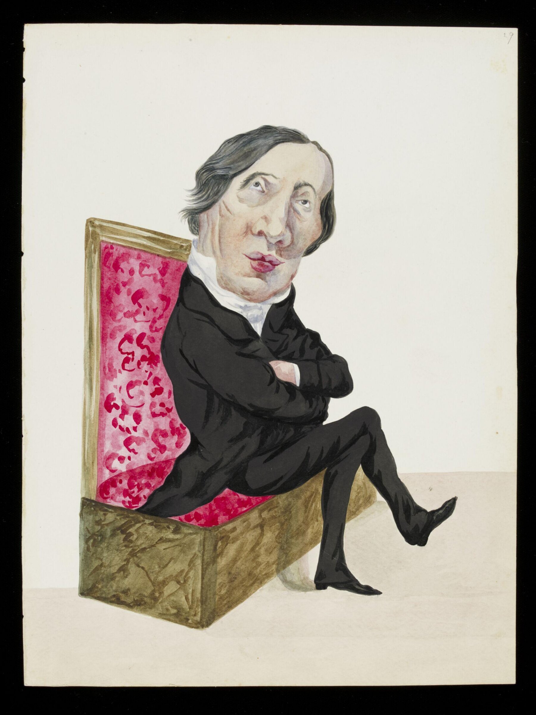 Drawing, Georges Miral, mid 19th century