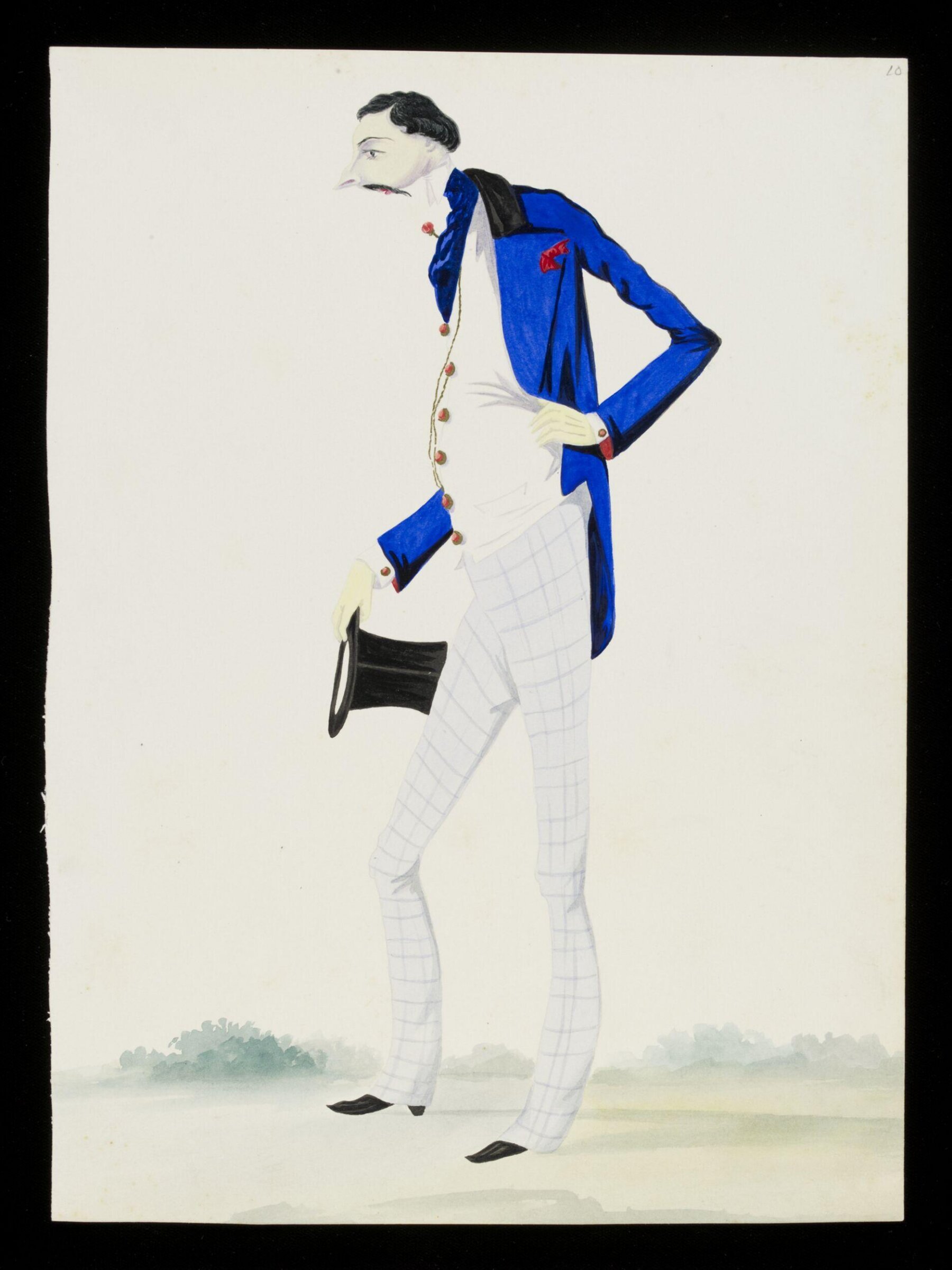 Drawing, Georges Miral, mid 19th century