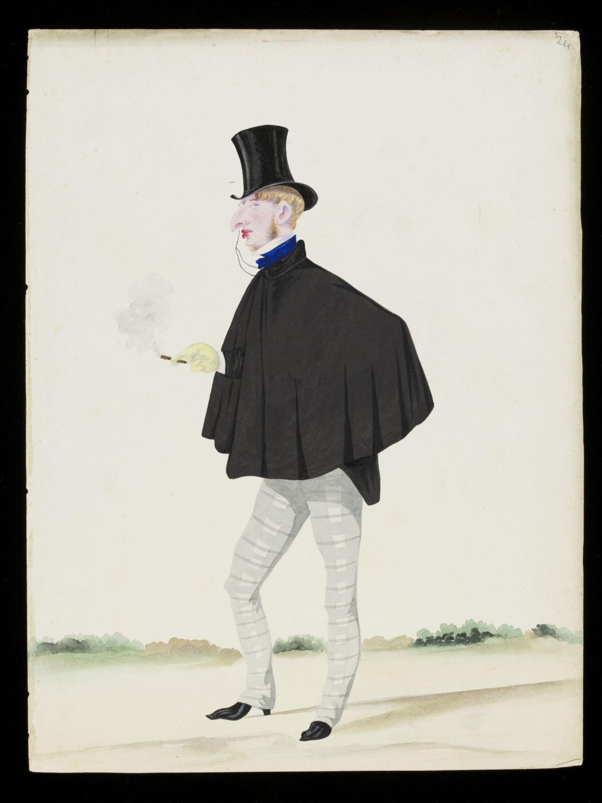 Drawing, Georges Miral, mid 19th century