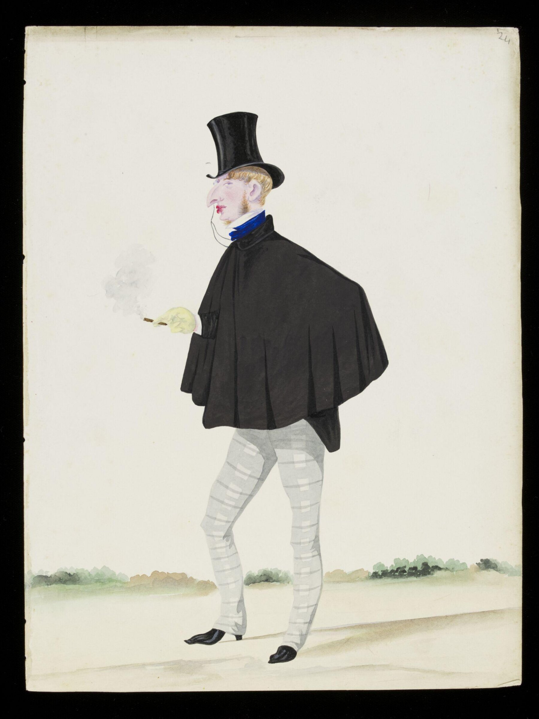 Drawing, Georges Miral, mid 19th century