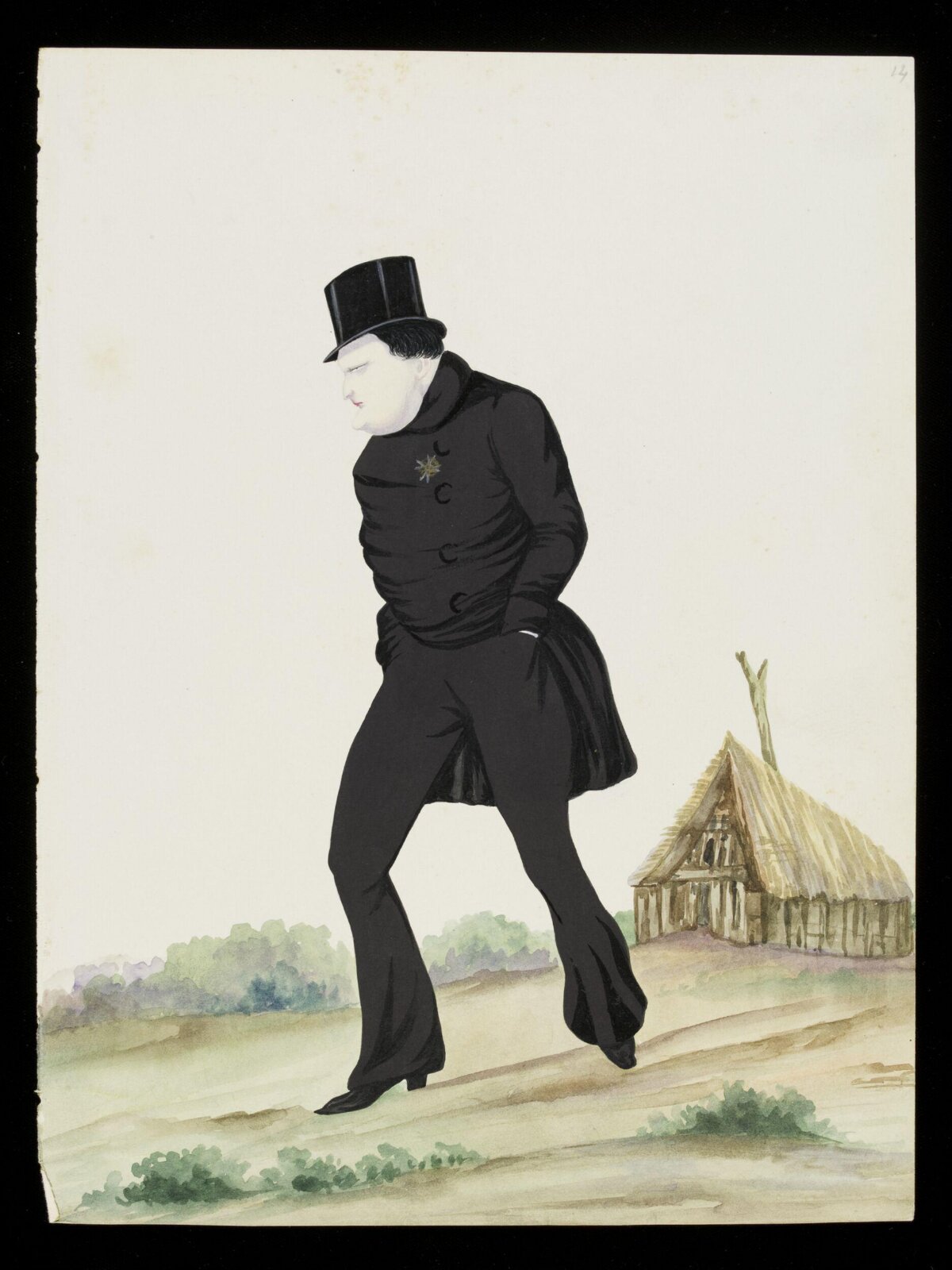 Drawing, Georges Miral, mid 19th century