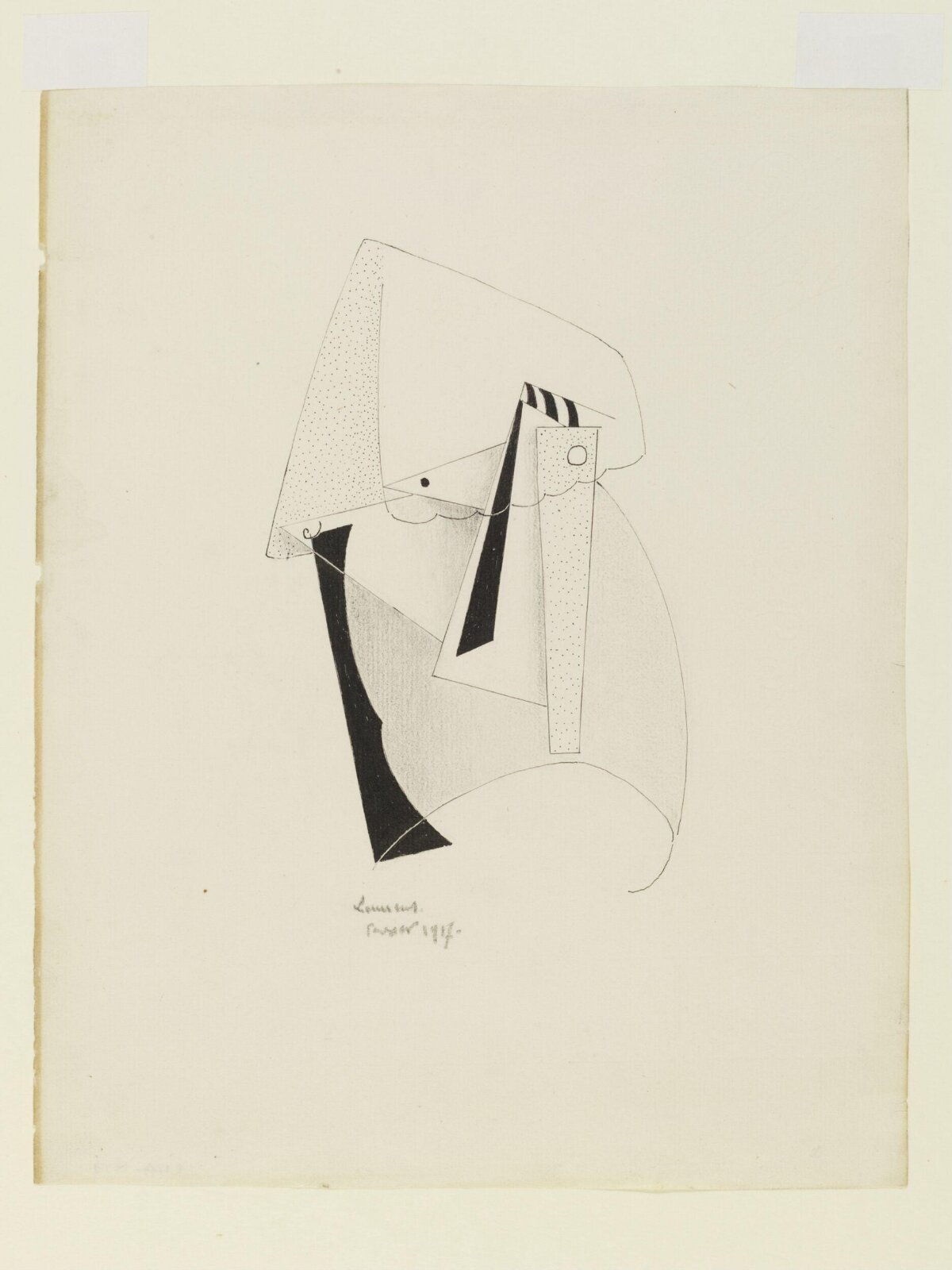 Head, Henri Laurens, 1917