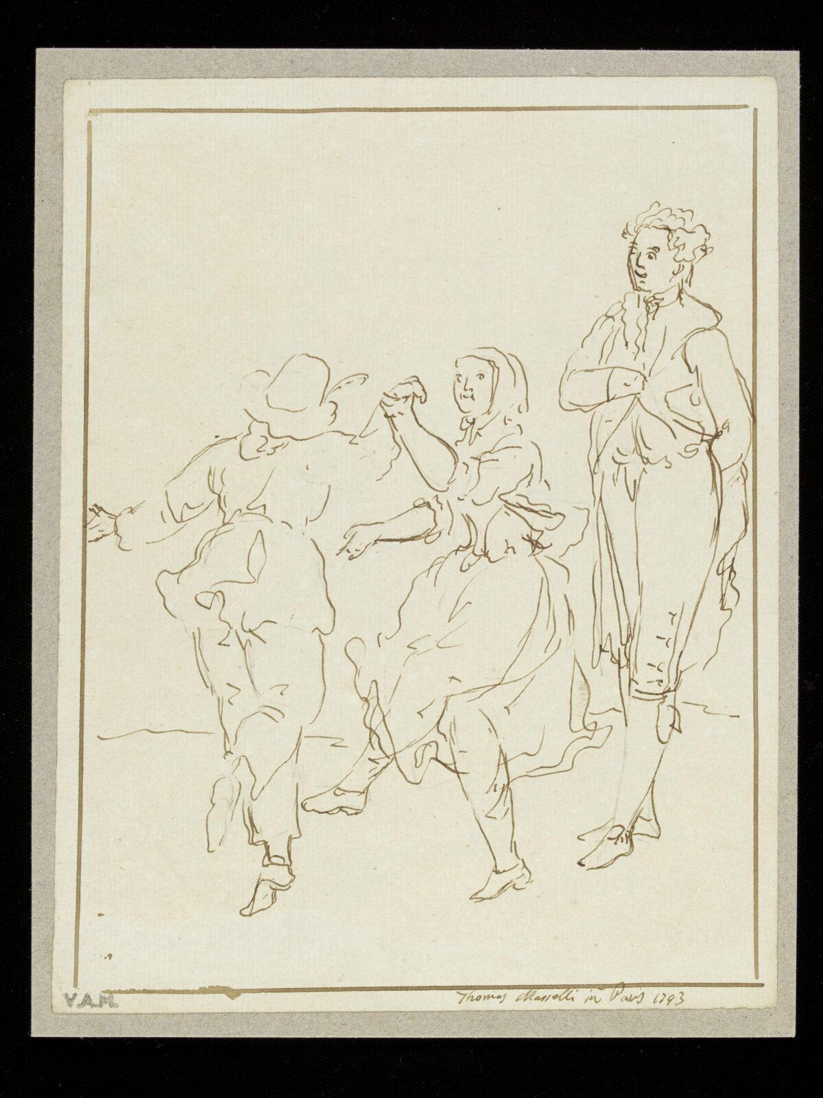 Drawing, Thomas Masselli, 1793
