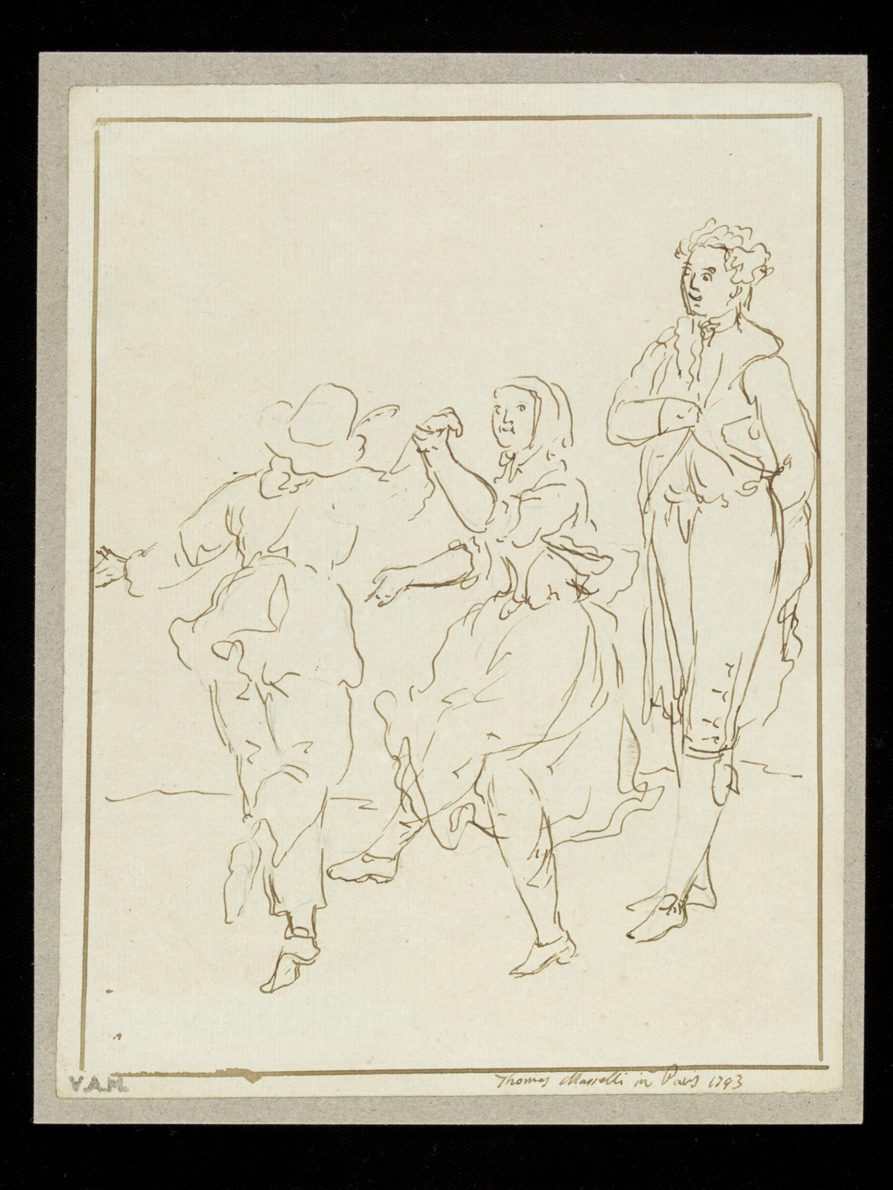 Drawing, Thomas Masselli, 1793