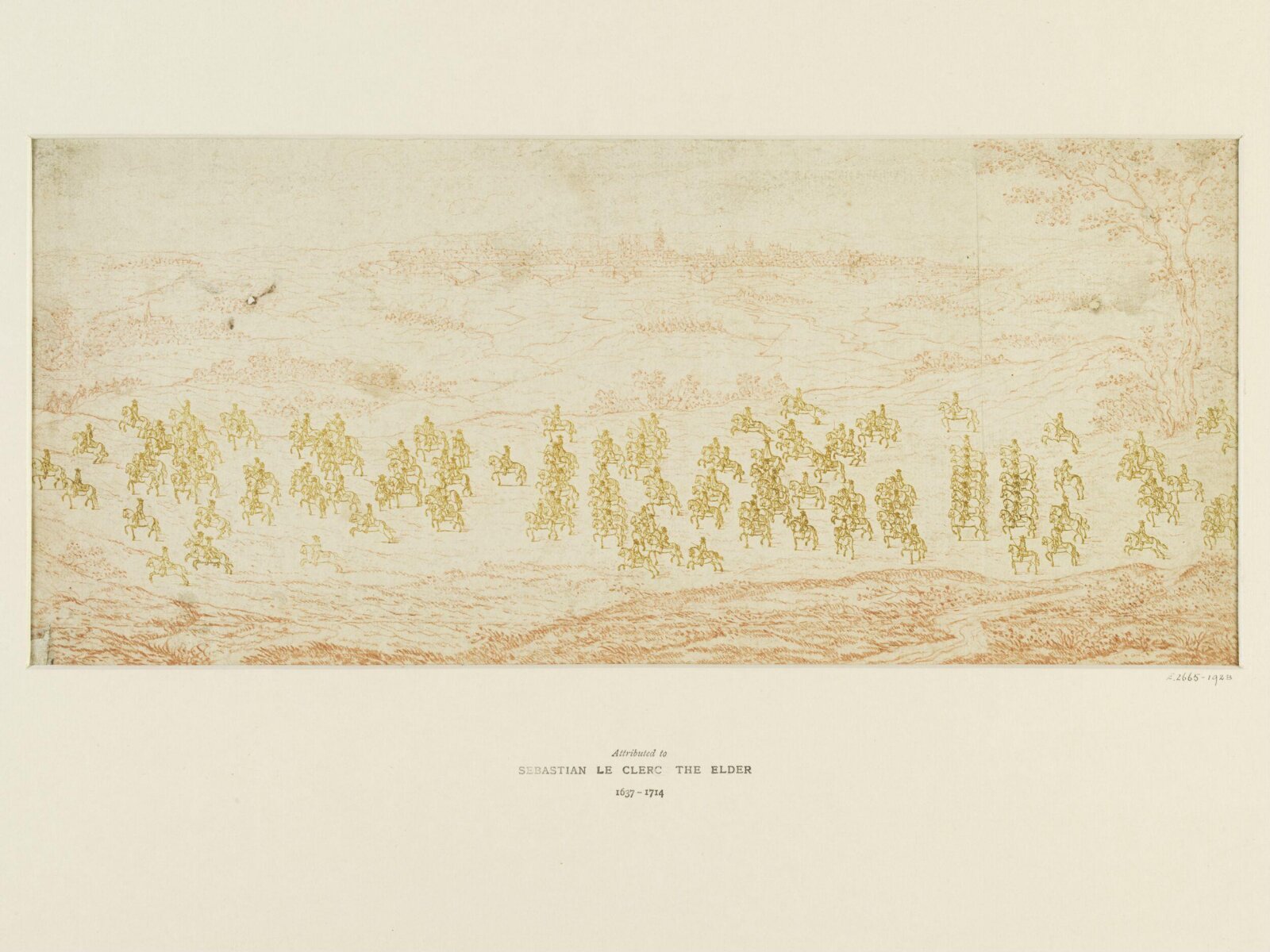 Drawing, Sébastien the elder Le Clerc, 1637-1714