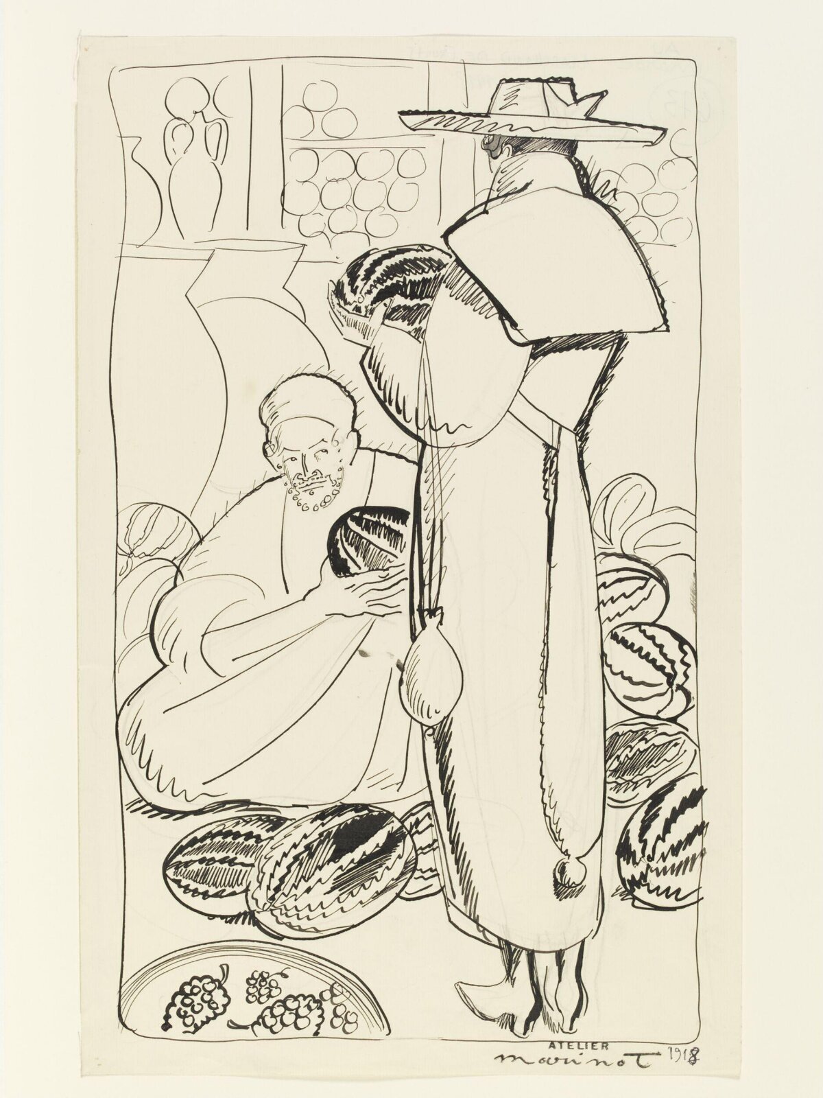 Drawing, Maurice Marinot