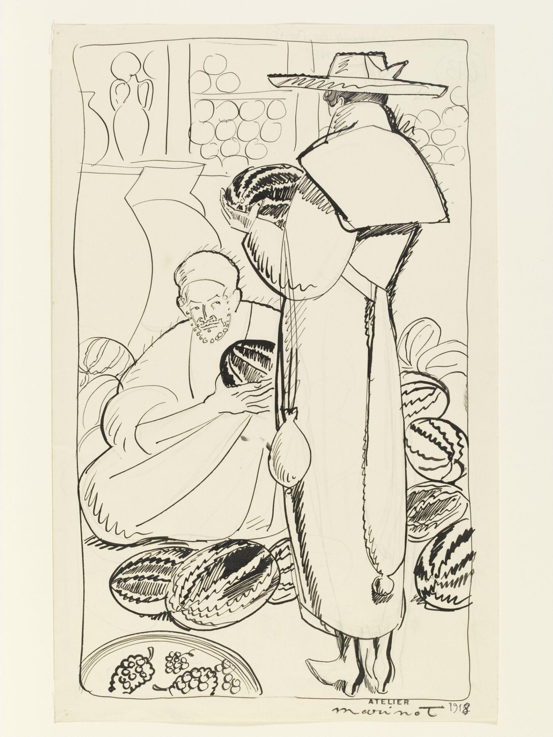 Drawing, Maurice Marinot