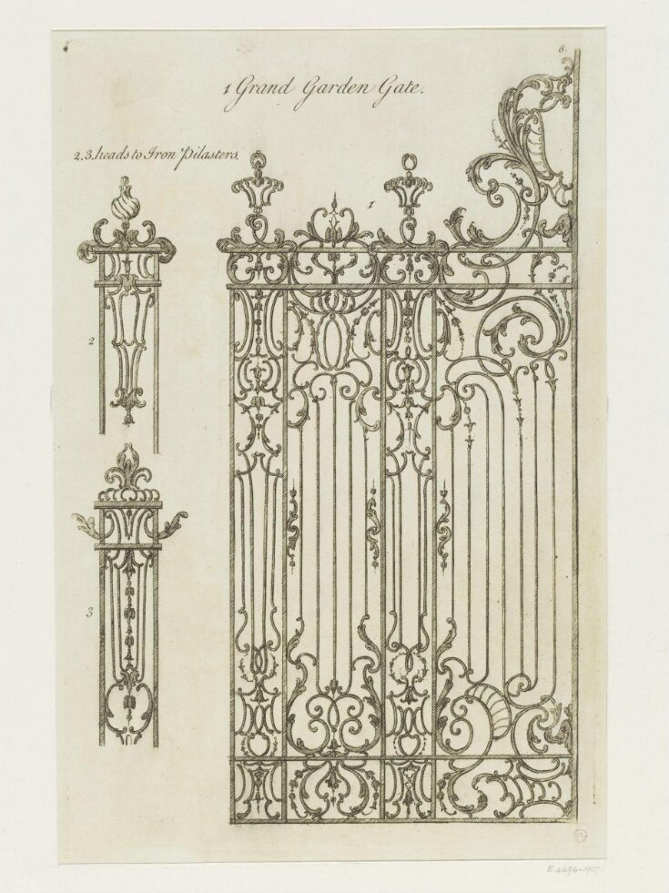 A New Book of Iron Work containing a Great Variety of Designs Useful