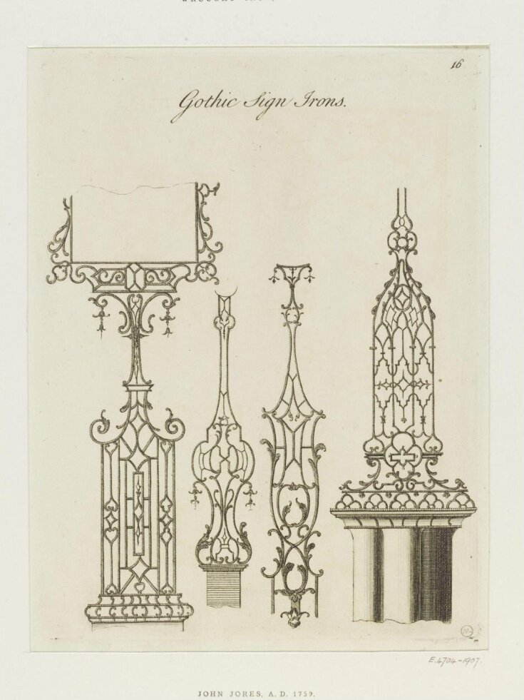 A New Book of Iron Work containing a Great Variety of Designs Useful