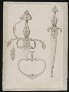 Design for rapier hilt, companion dagger and purse mount thumbnail 1