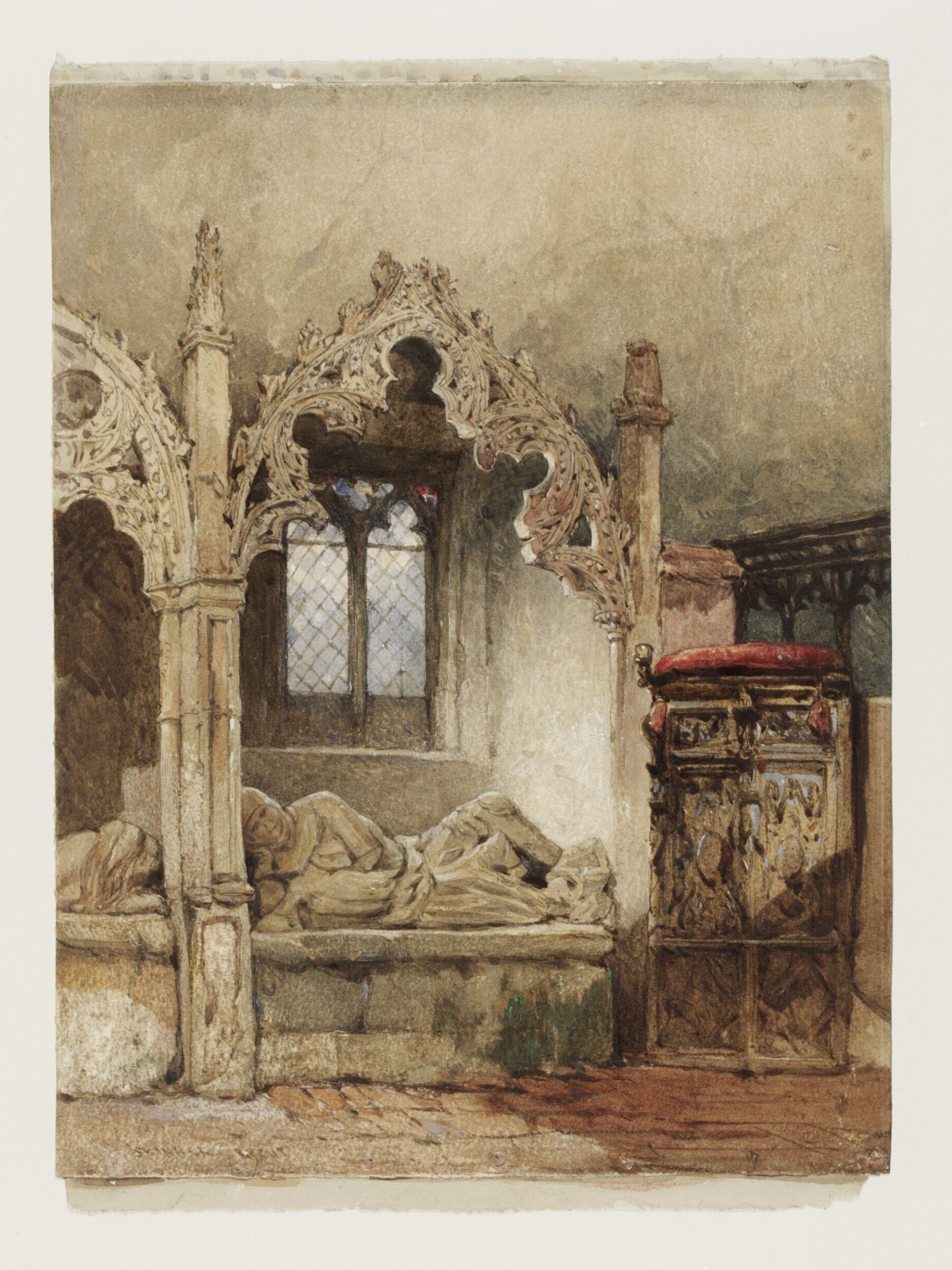 The Knight is Dust, John Skinner Prout, ca. 1869